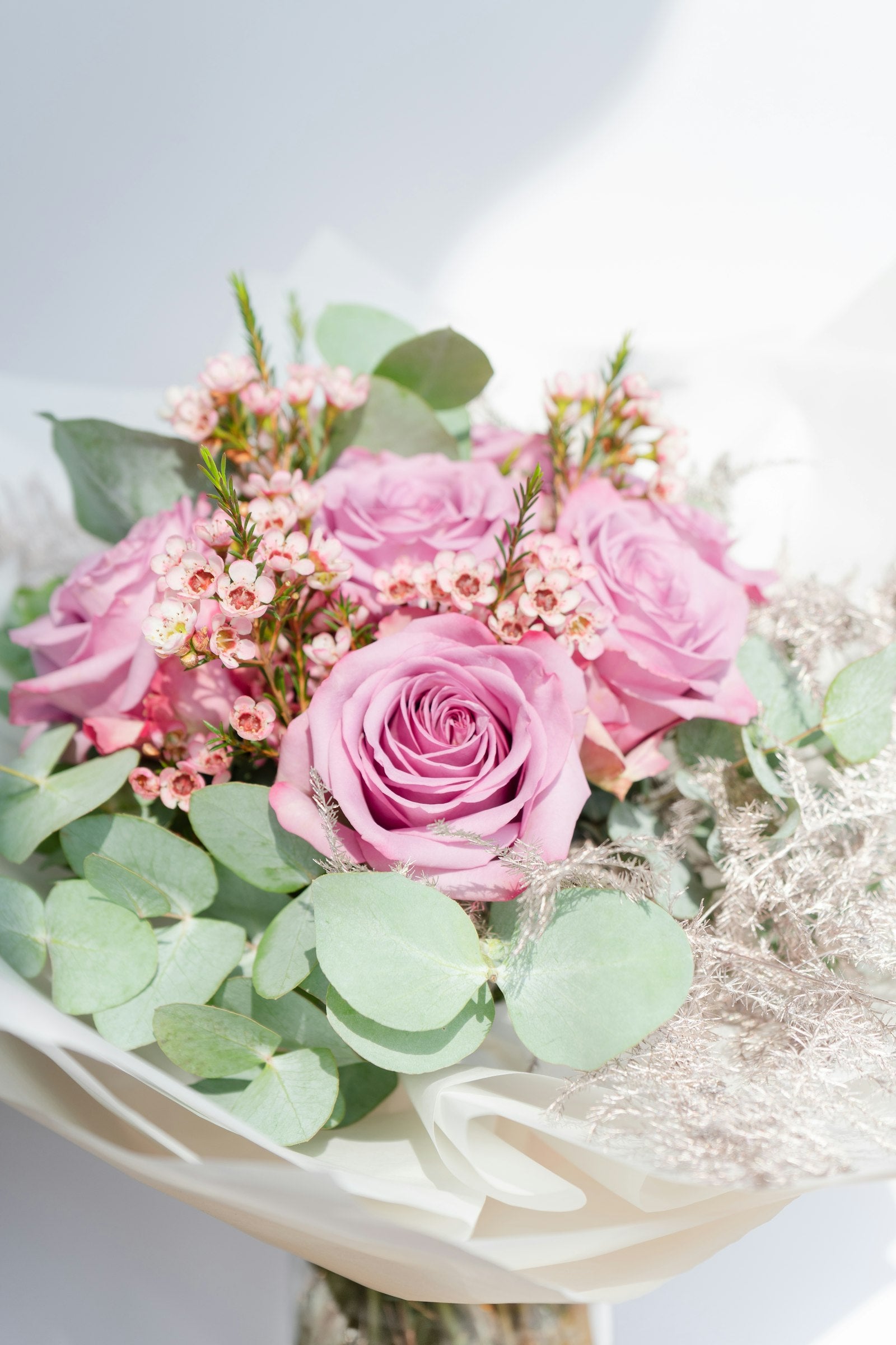 Pink rose bouquet
