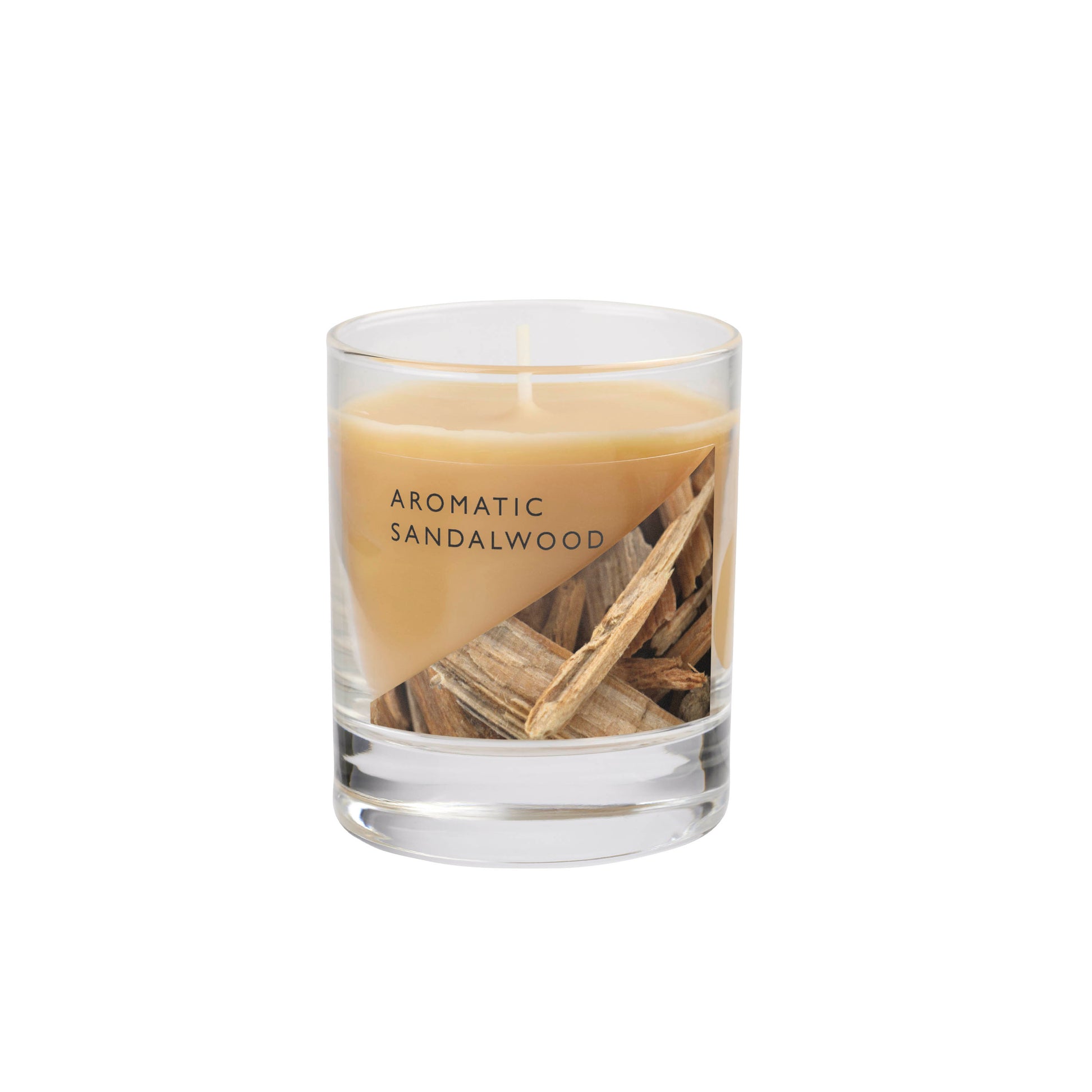 Wax Fill Glass Small Aromatic Sandalwood
