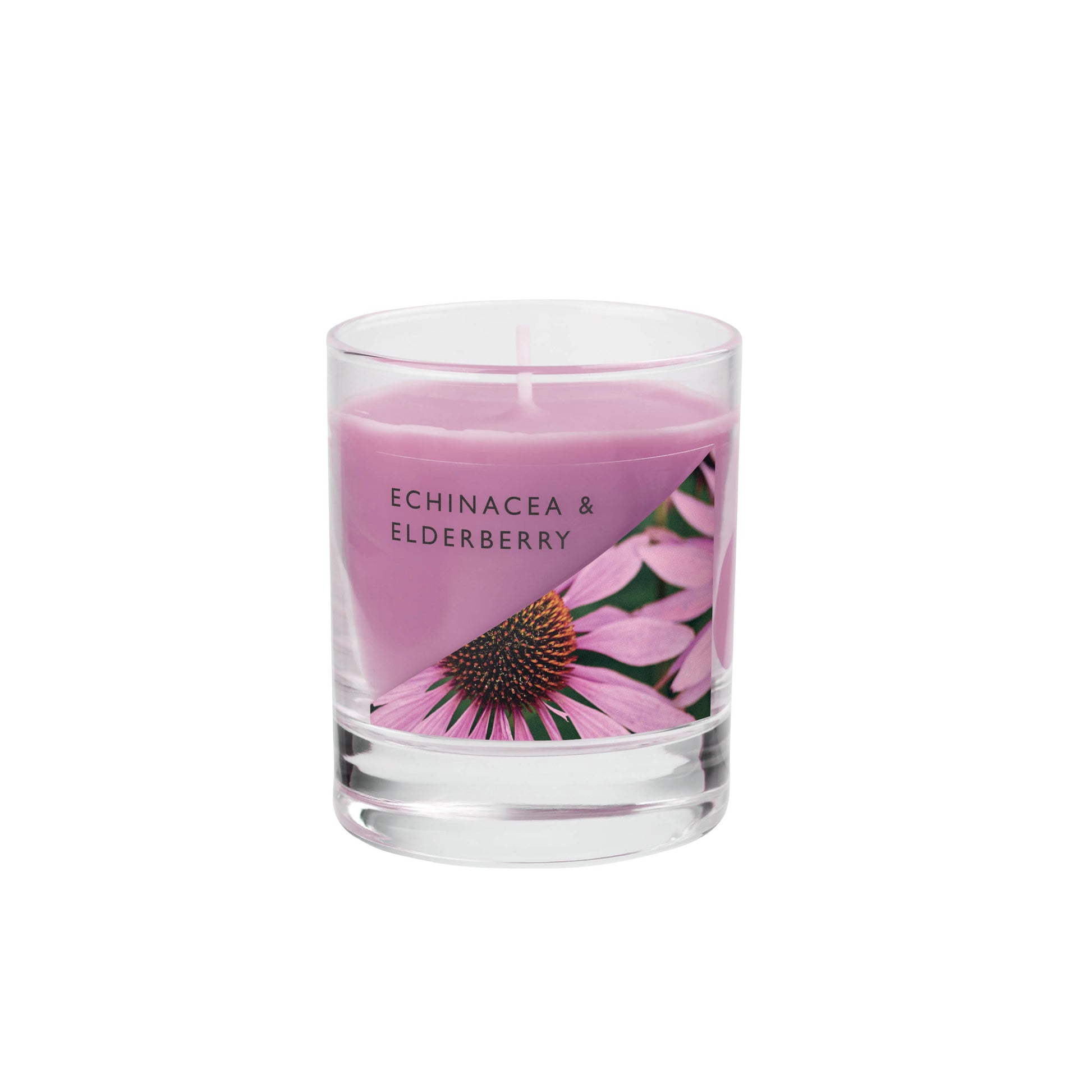 Wax Fill Glass Small Echinacea & Elderberry