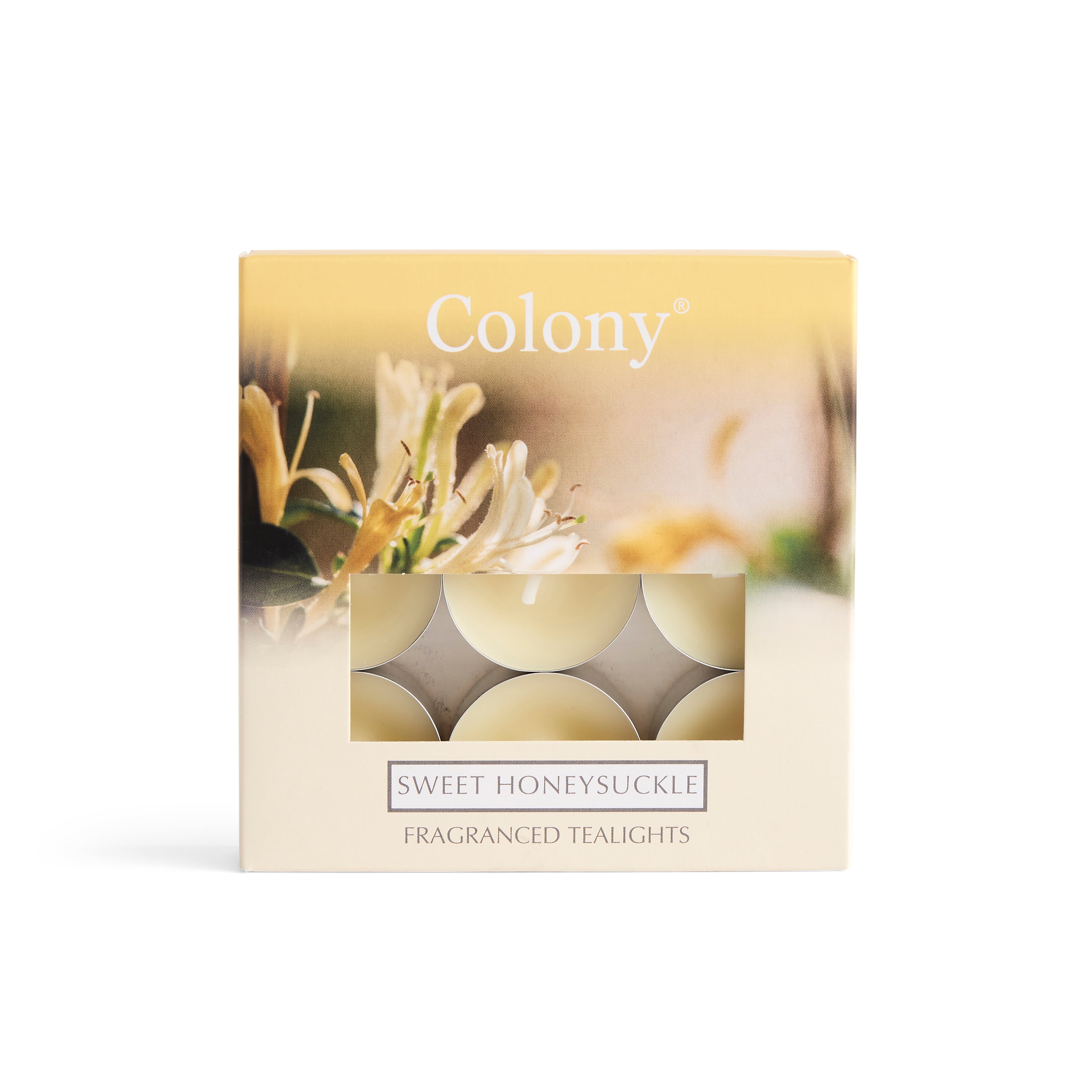 Colony (Pack of 9) Tealights Sweet Honeysuckle