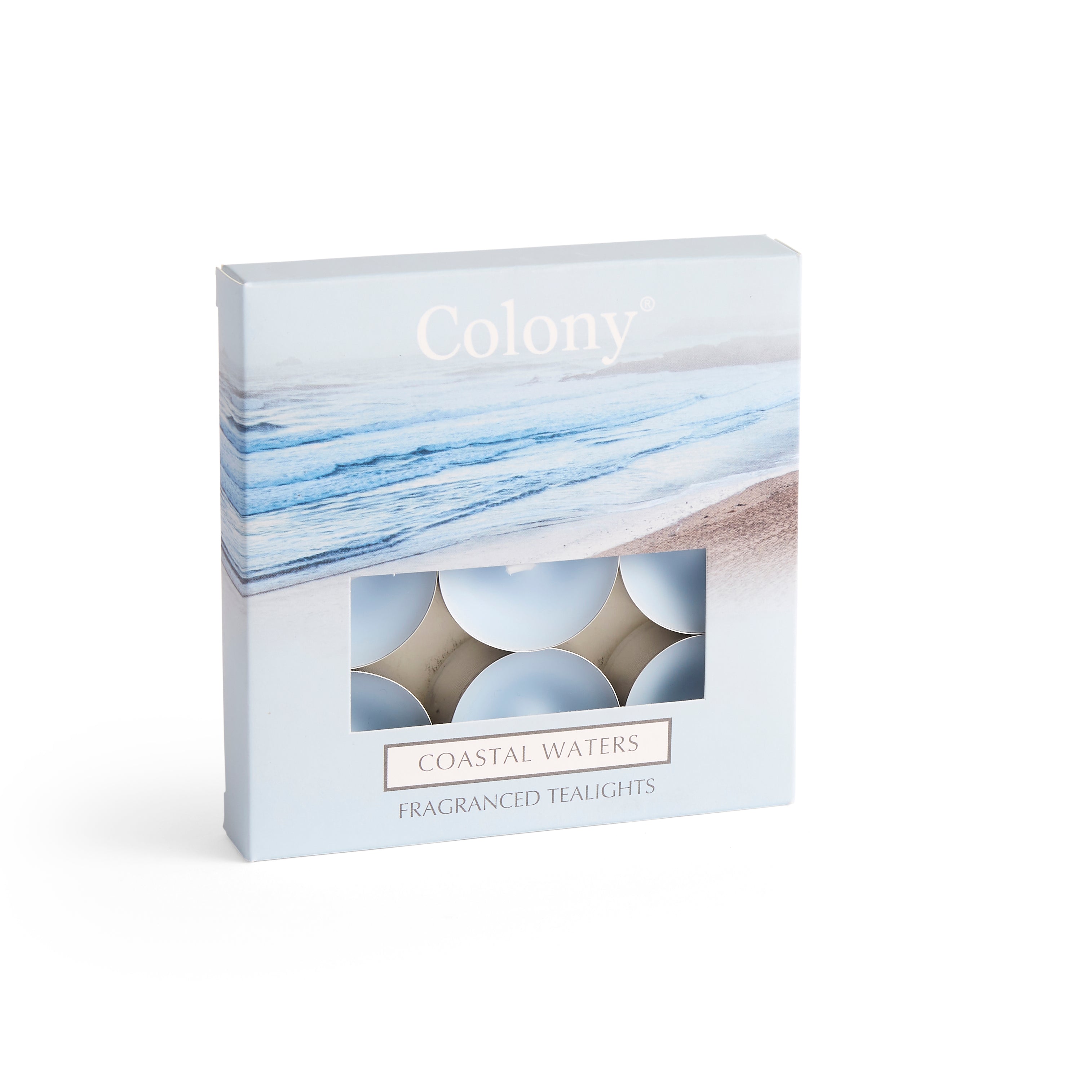 Colony (Pack of 9) Tealights Coastal Waters