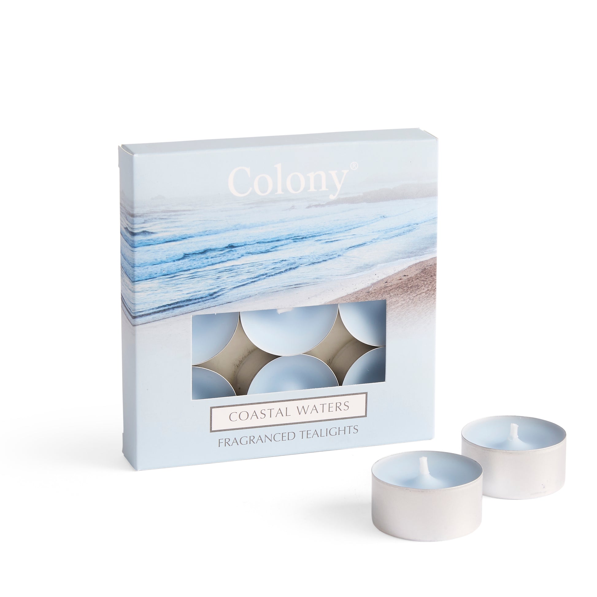 Colony (Pack of 9) Tealights Coastal Waters