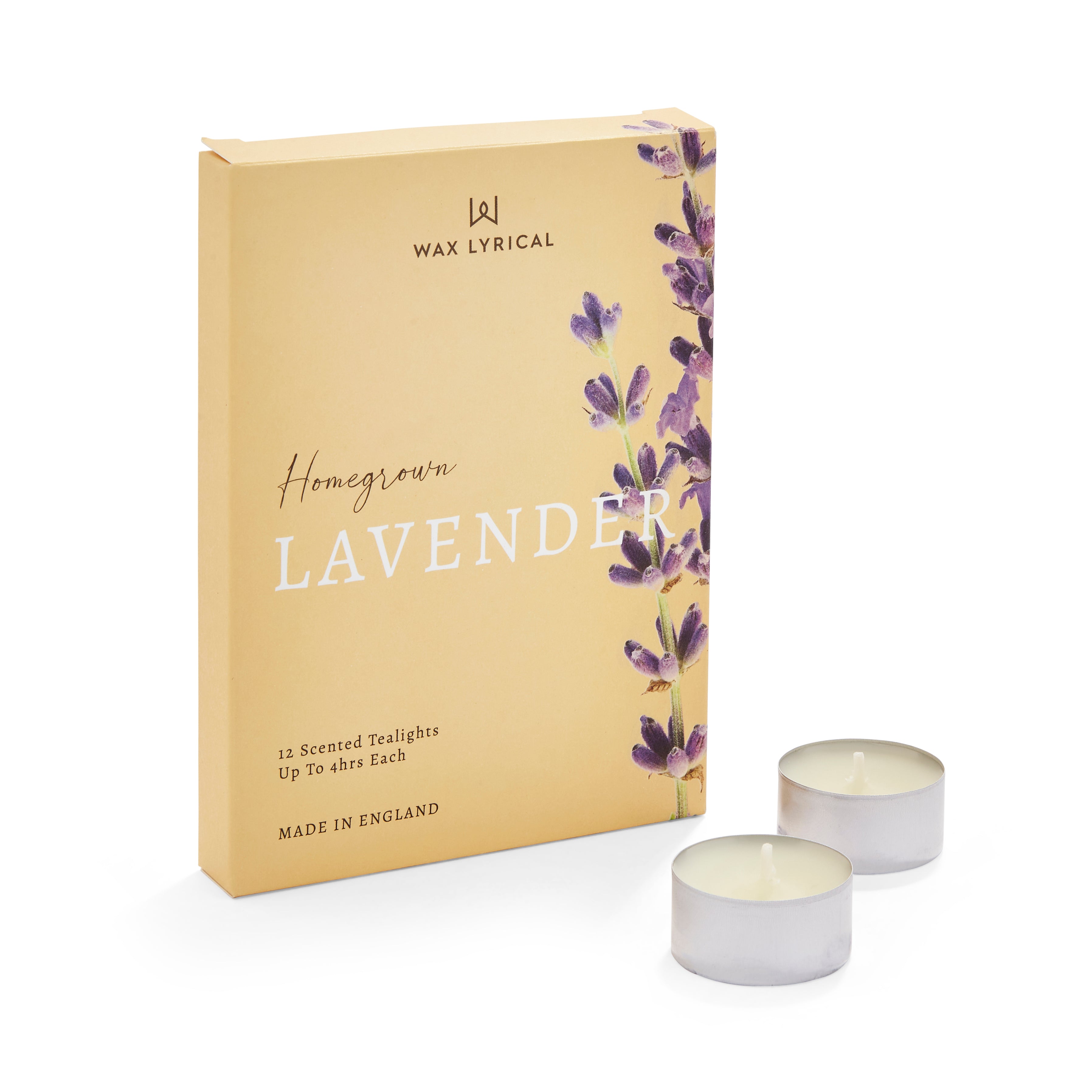 (Pack of 12) Tealights Lavender
