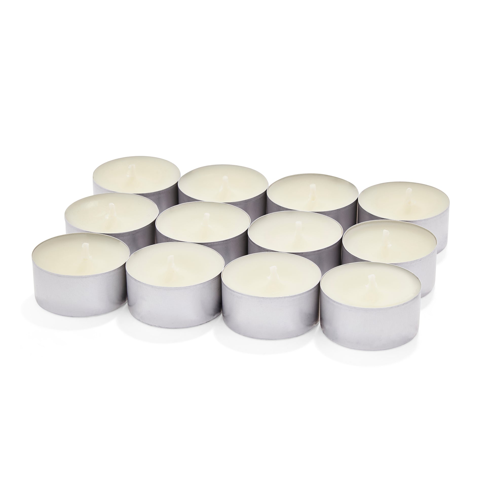 (Pack of 12) Tealights Cotton Flower
