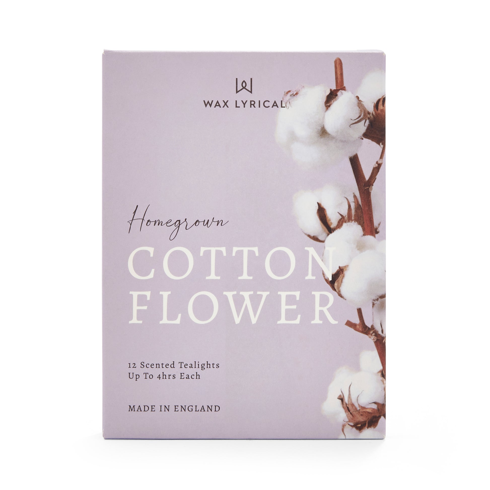 (Pack of 12) Tealights Cotton Flower