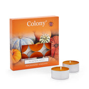 Colony (Pack of 9) Tealights Pumpkin Spice