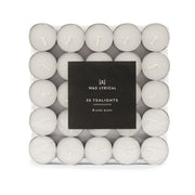 Ivory Unscented Tealights (50 Pack)