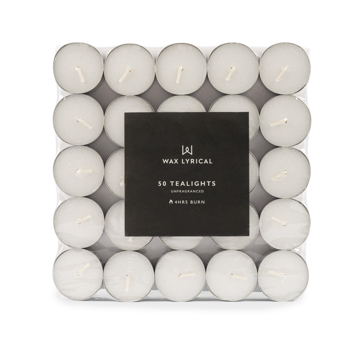 Ivory Unscented Tealights (50 Pack)