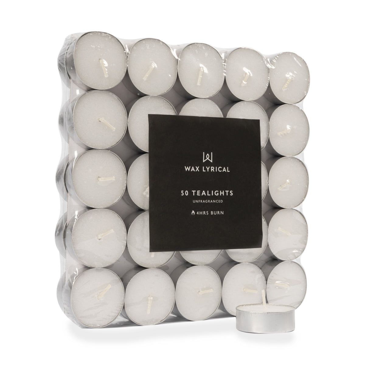 Ivory Unscented Tealights (50 Pack)