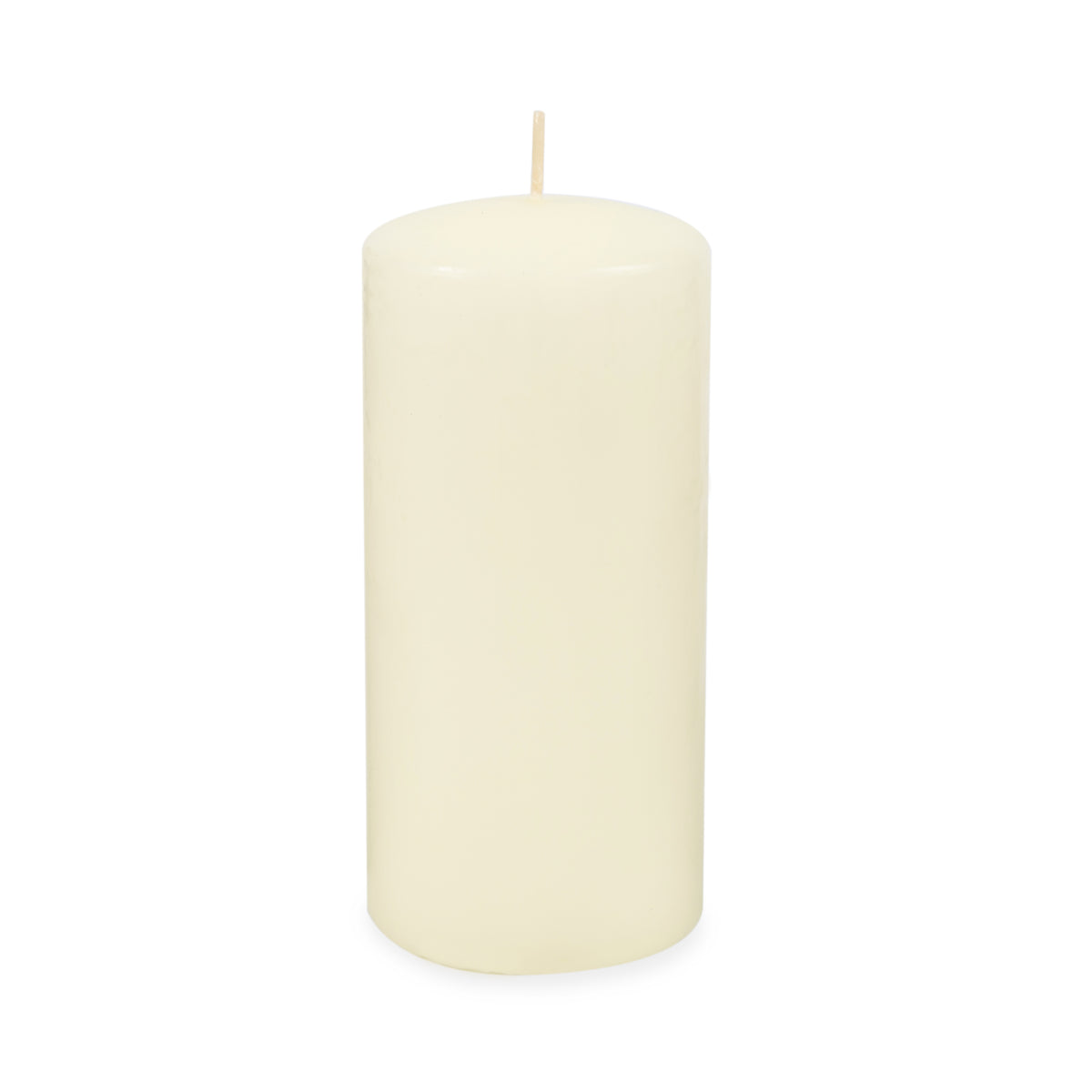 Ivory Unscented Pillar Candle 7 x 15cm
