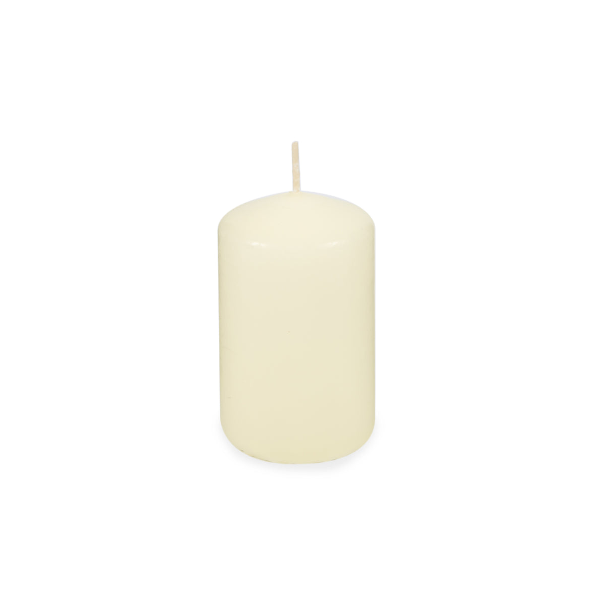 Ivory Unscented Pillar Candle 5 x 8cm