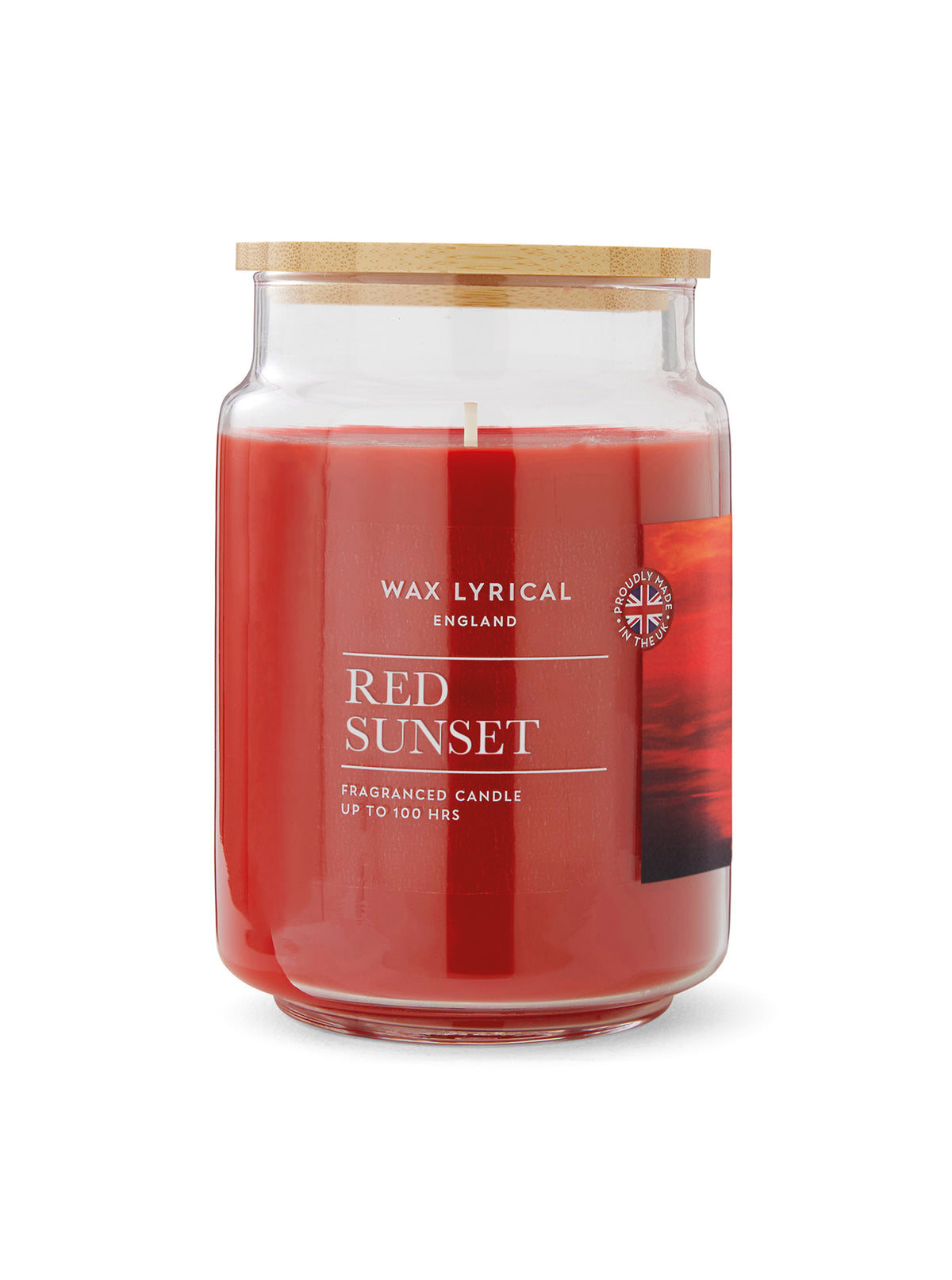 Red Sunset Large Jar Candle