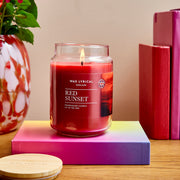 Red Sunset Large Jar Candle