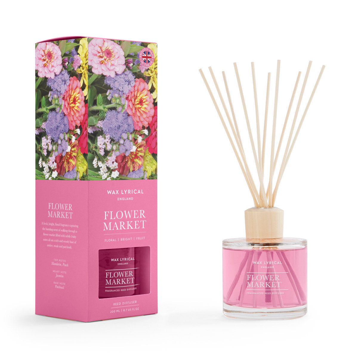 200ml Reed Diffuser Flower Market