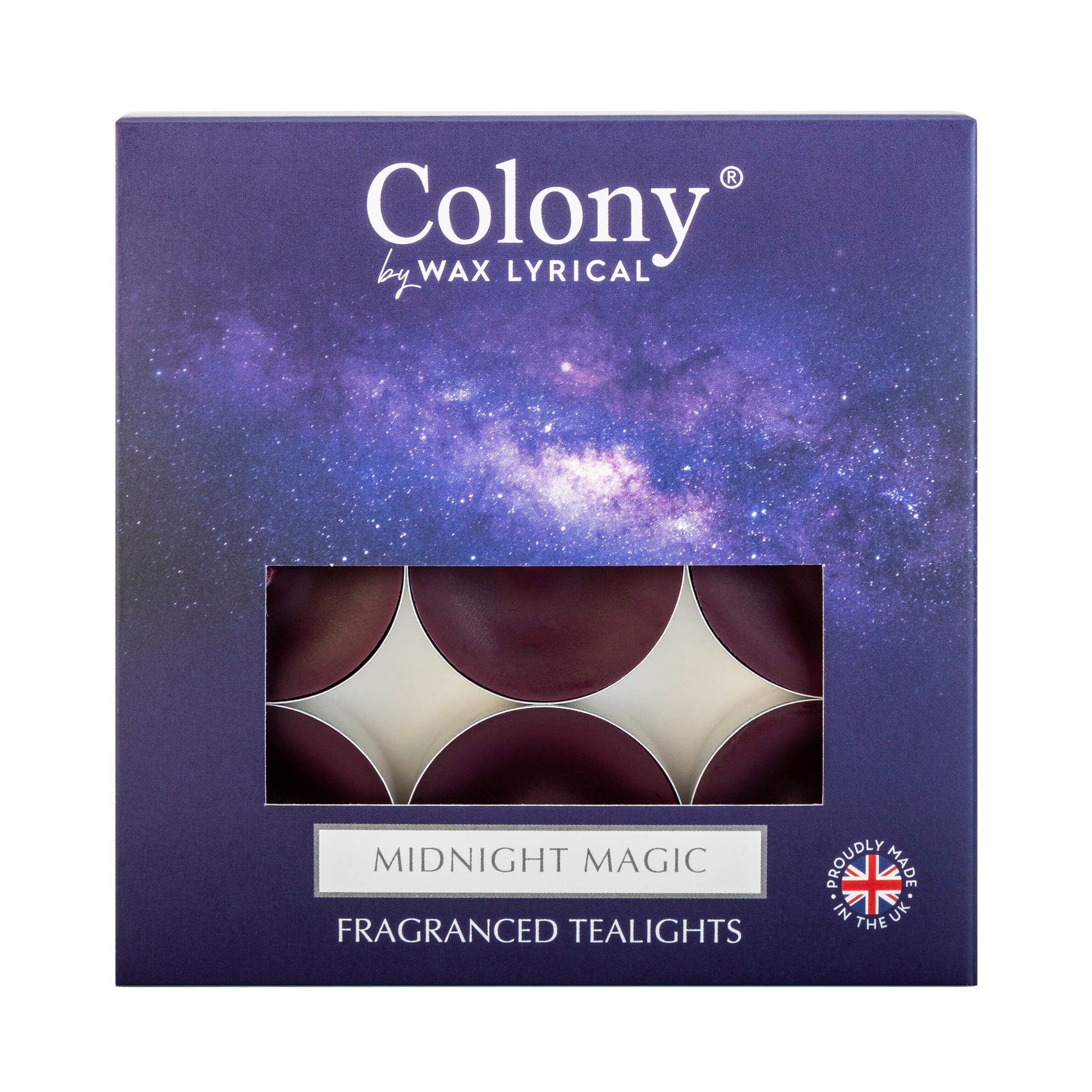 Colony (Pack of 9) Tealights Midnight Magic
