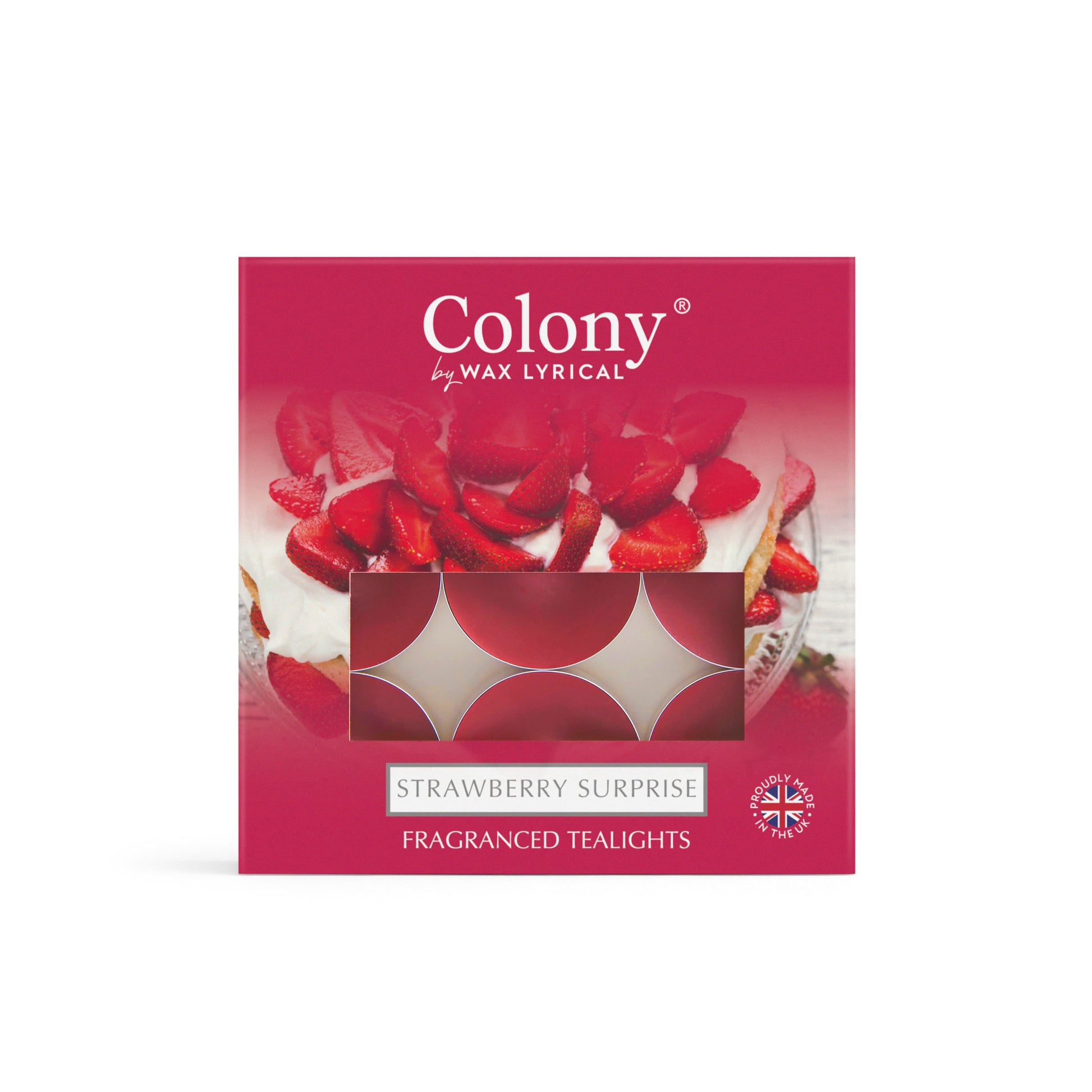 Colony (Pack of 9) Tealights Strawberry Surprise
