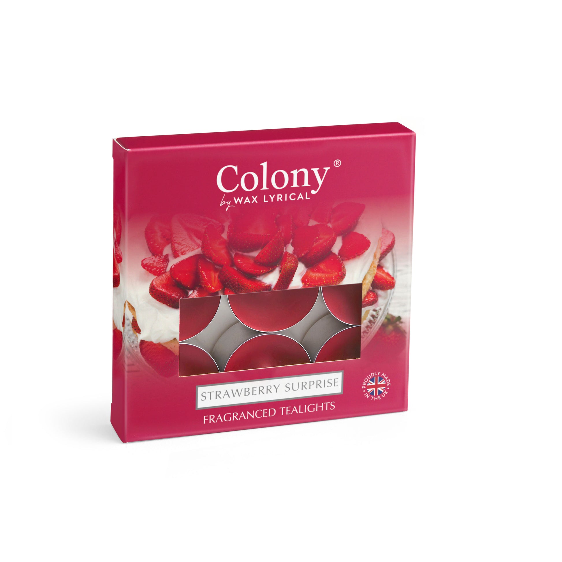 Colony (Pack of 9) Tealights Strawberry Surprise
