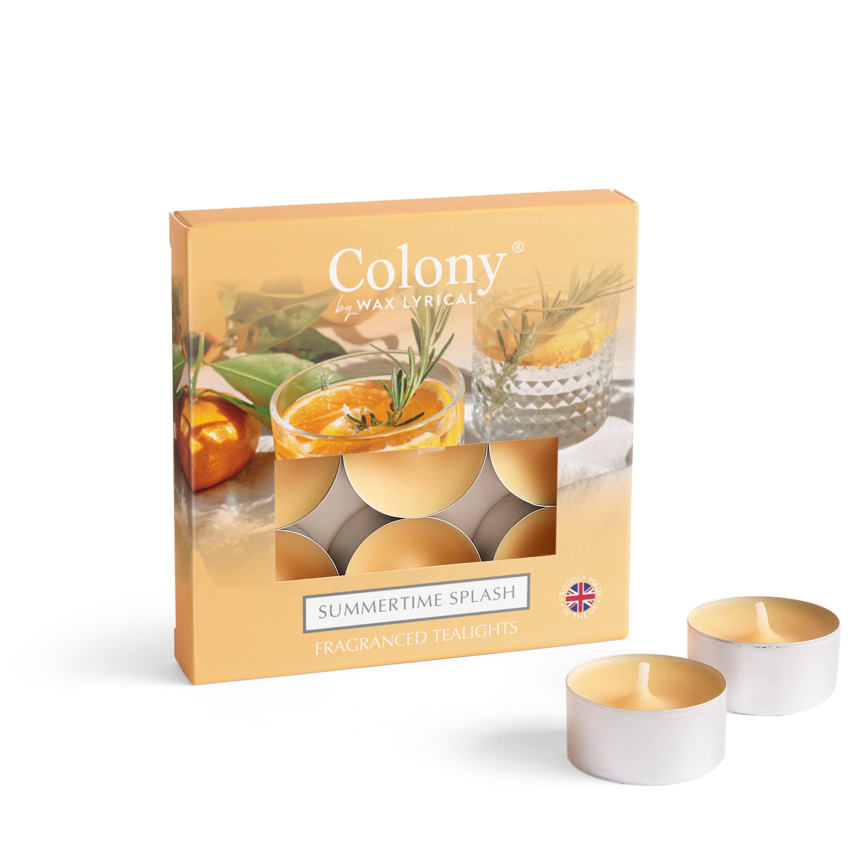 Colony (Pack of 9) Tealights Summertime Splash