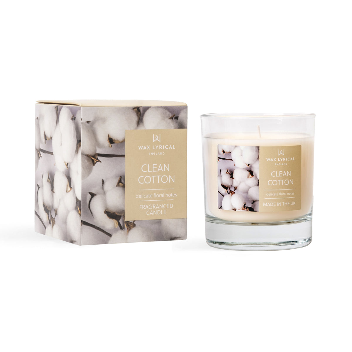 Clean Cotton Medium Candle