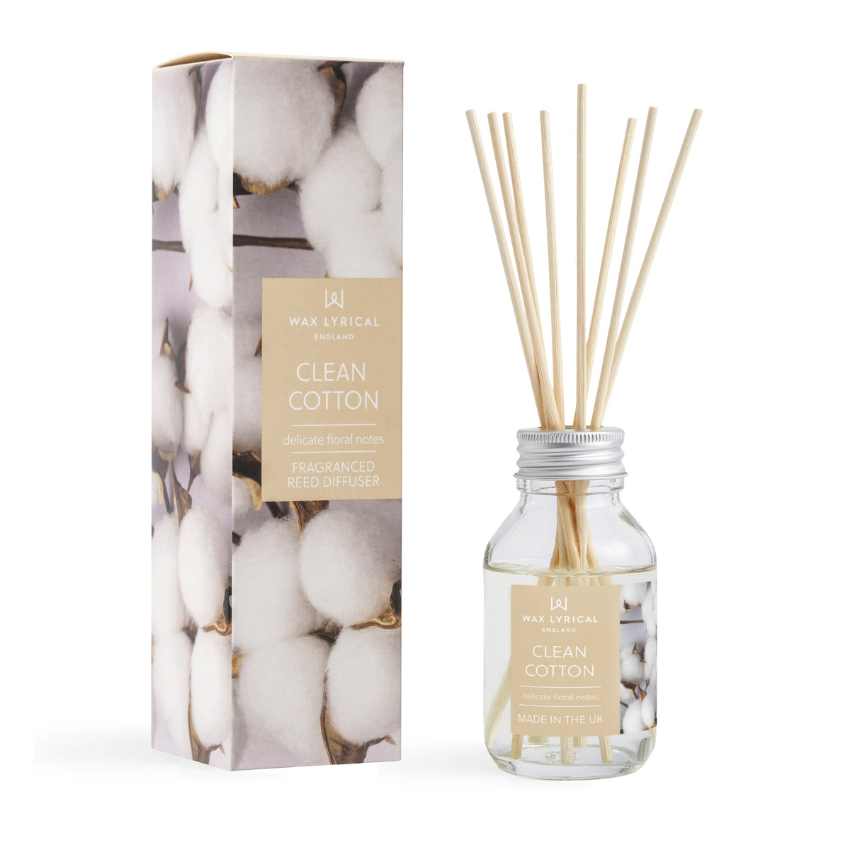 Clean Cotton 100ml Reed Diffuser