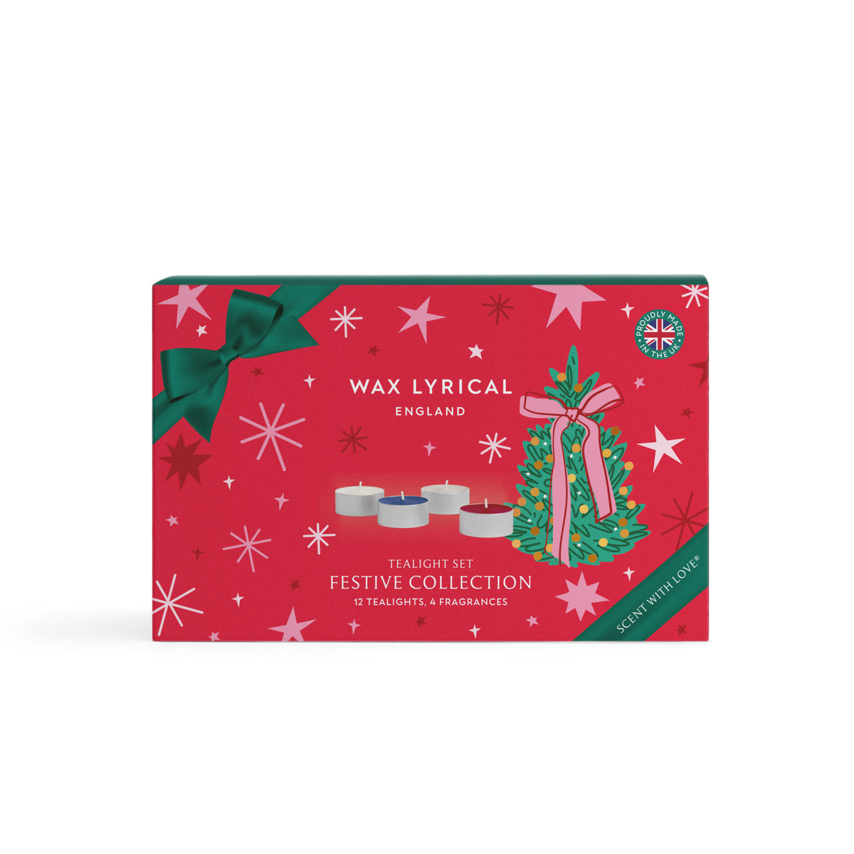 Wax Lyrical Festive Tealight Gift Set (12 Pack) box