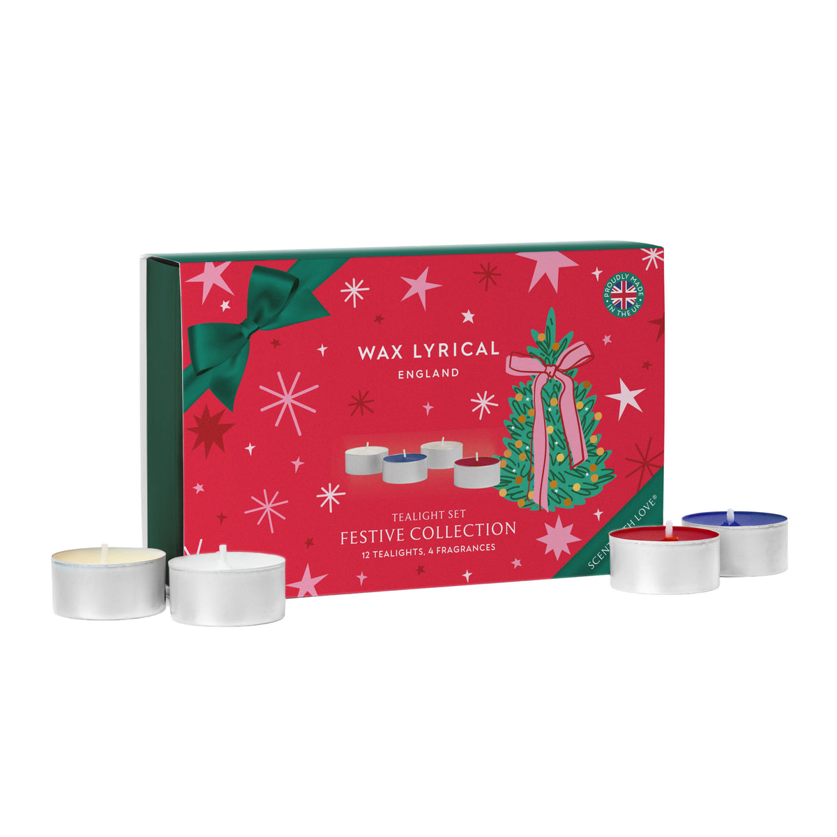 Wax Lyrical Festive Tealight Gift Set (12 Pack)