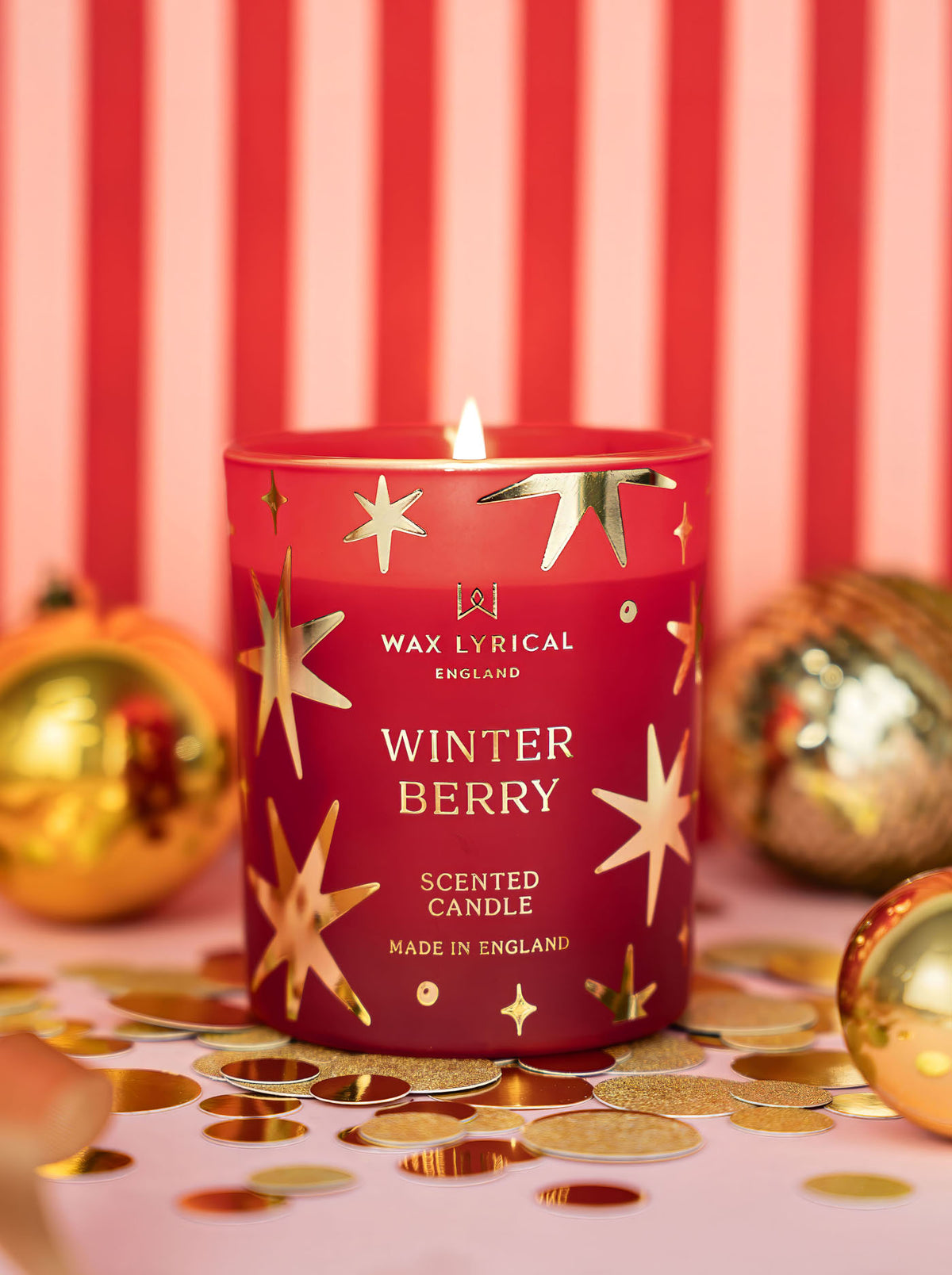 Winter Berry Medium Candle