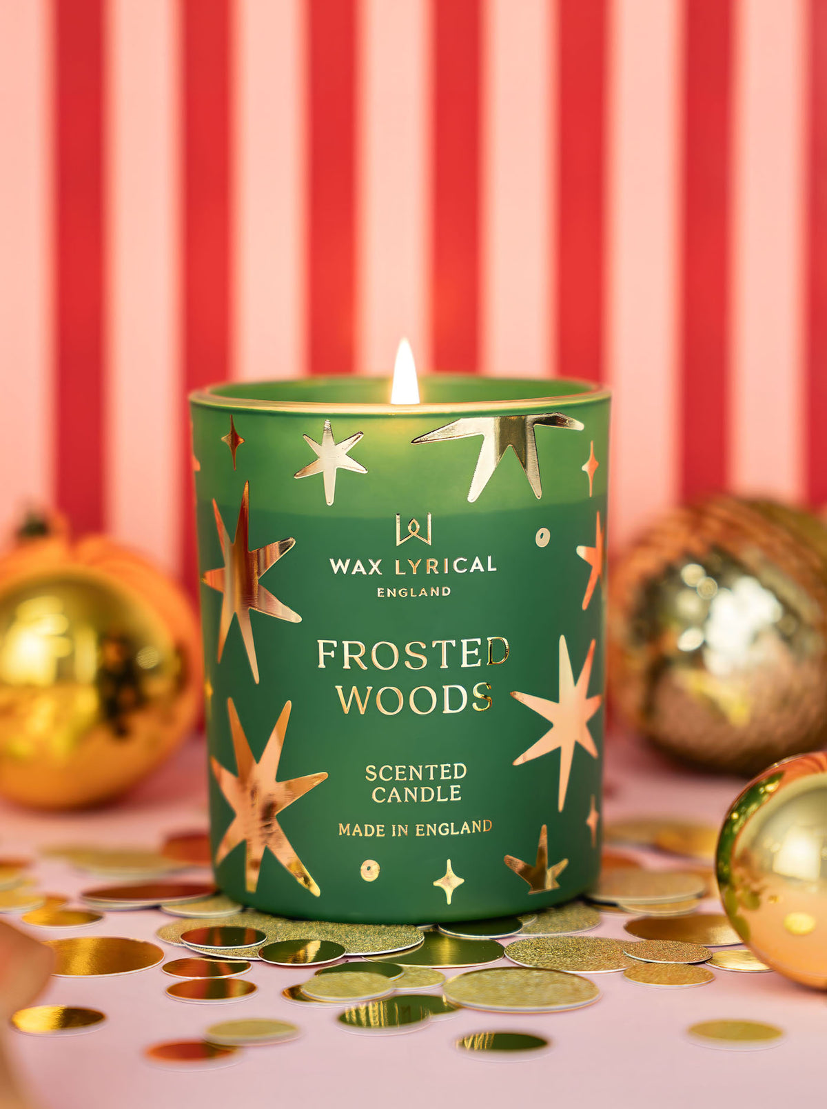 Frosted Woods Medium Candle