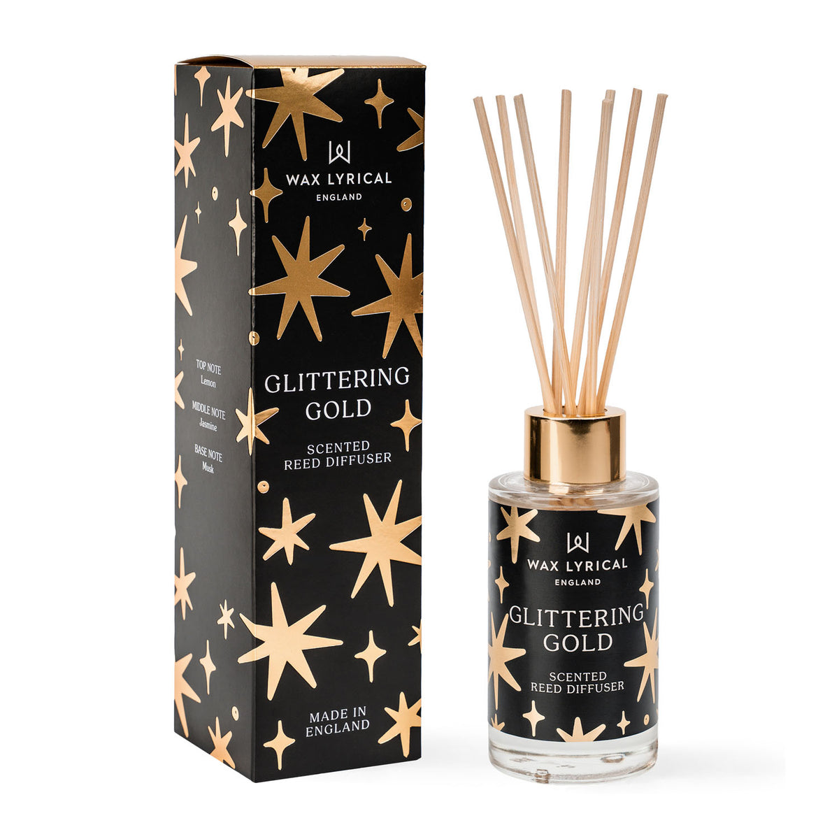 Glittering Gold 100ml Reed Diffuser