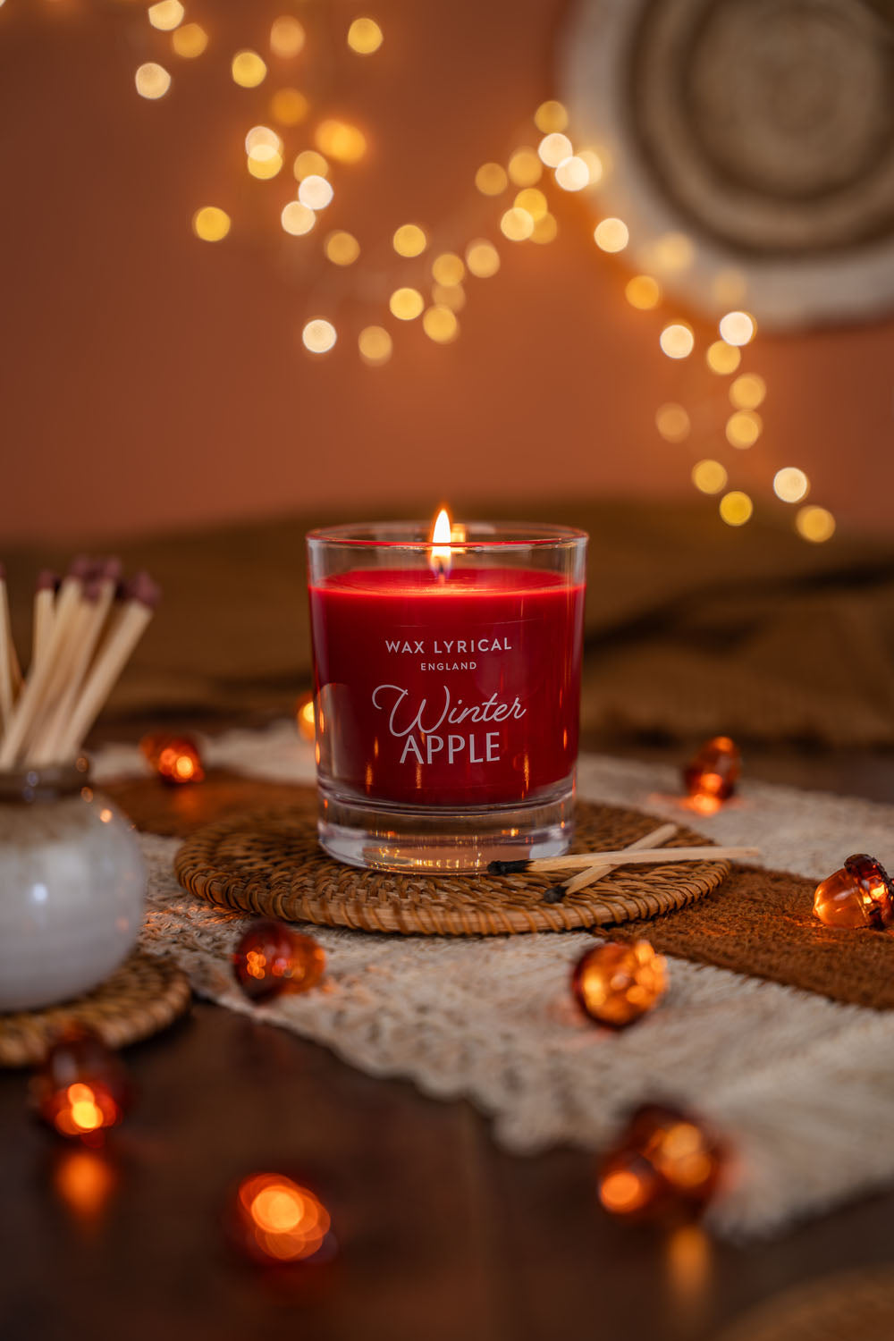 Winter Apple Medium Candle