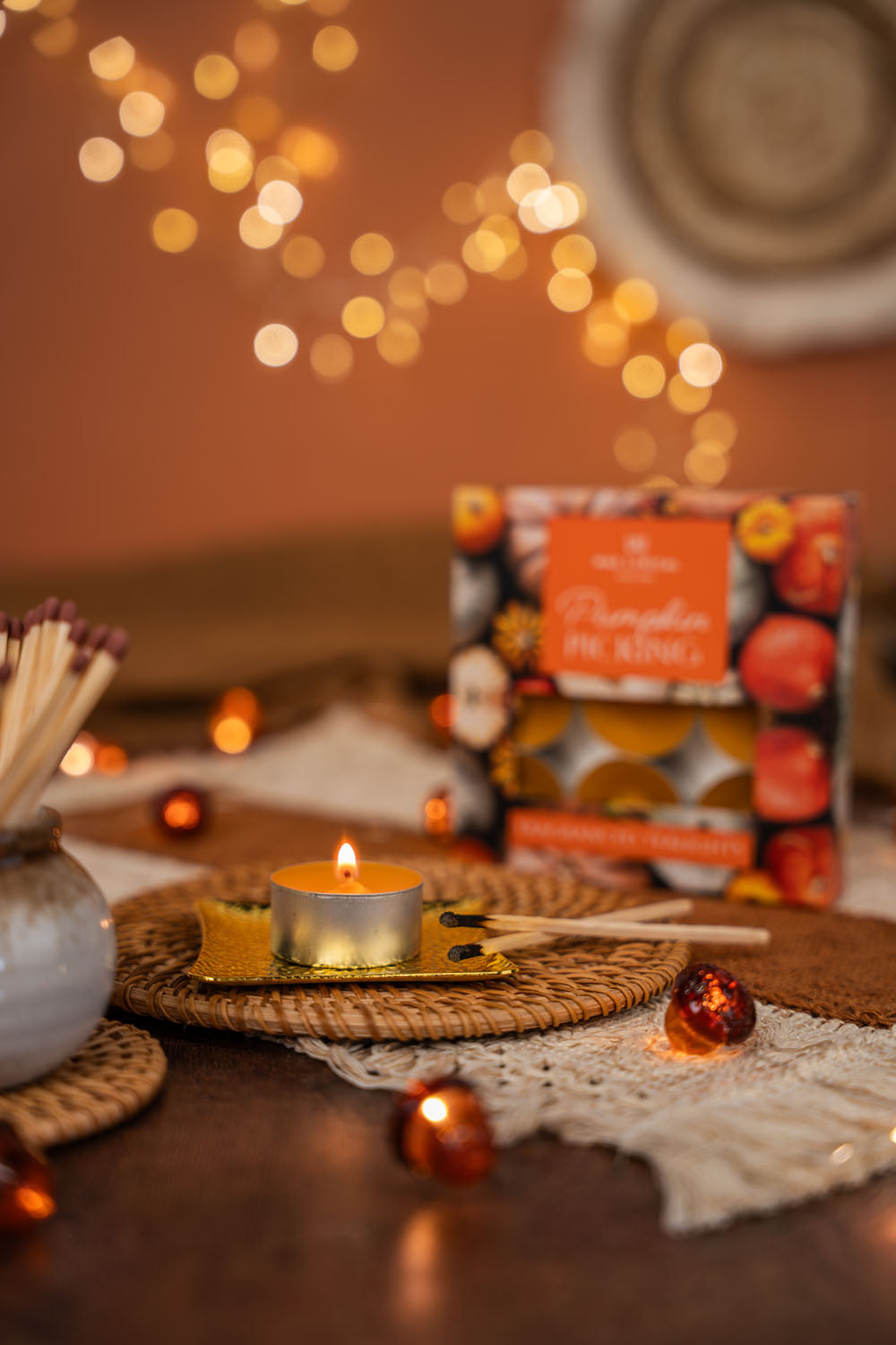 Pumpkin Picking Tealights (9 Pack)