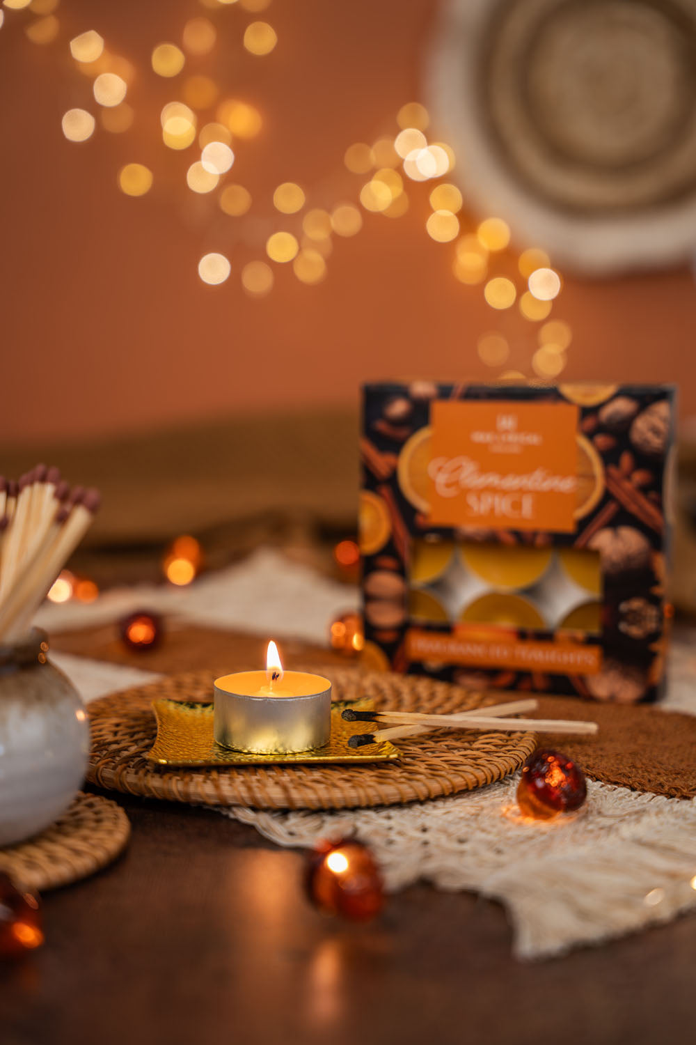 Clementine Spice Tealights (9 Pack)