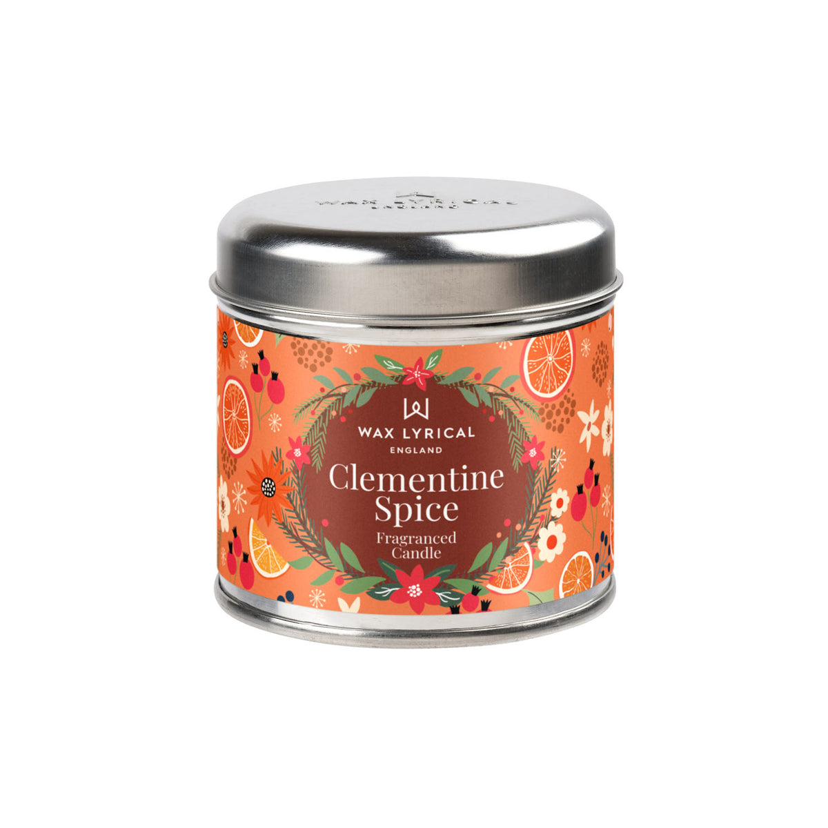 Clementine Spice Tin Candle