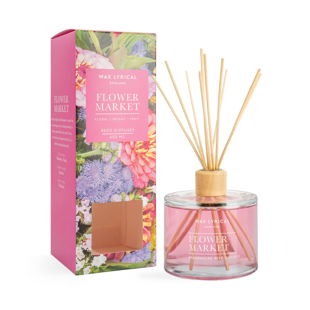 450ml Reed Diffuser Flower Market