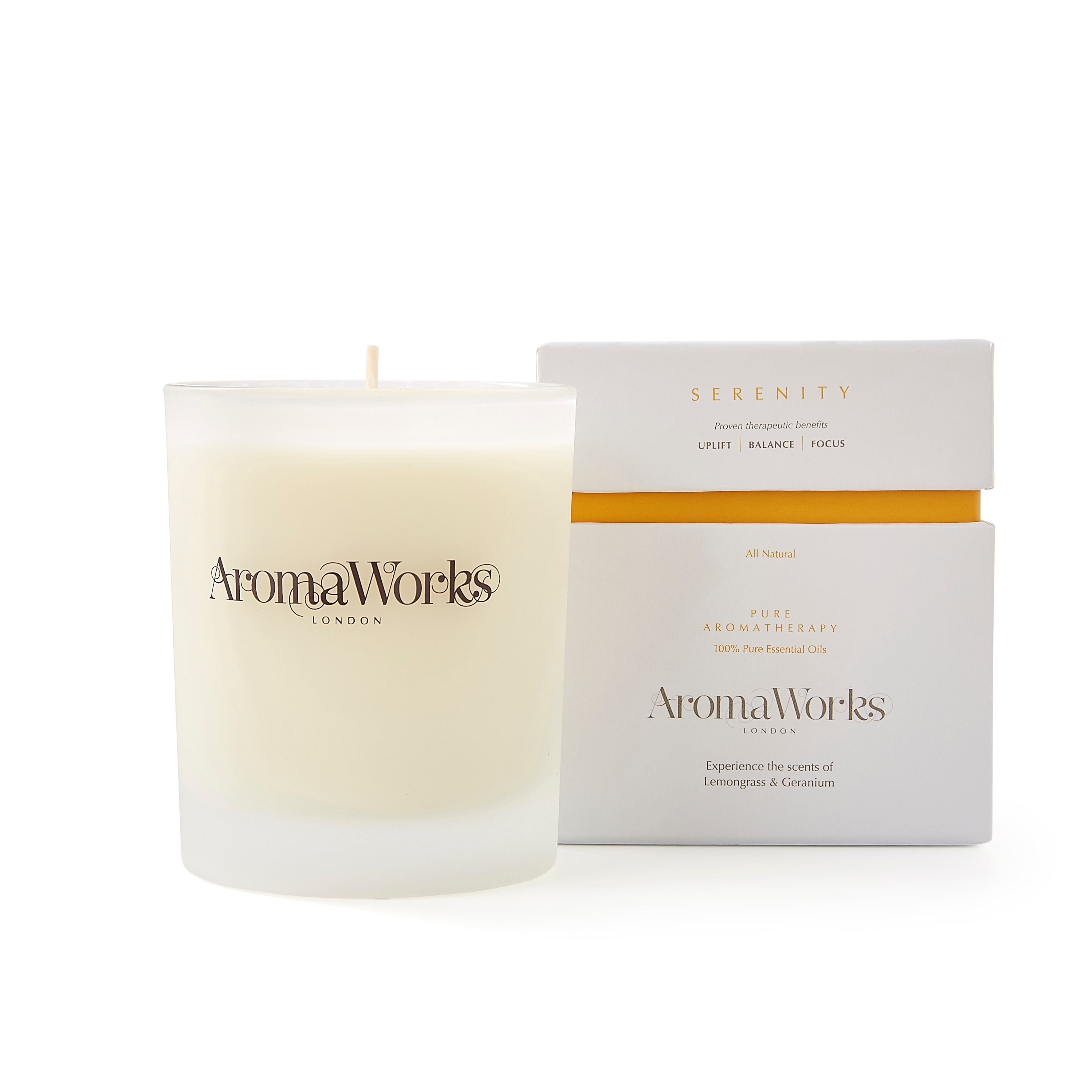 AromaWorks Signature Wax Fill Glass Serenity