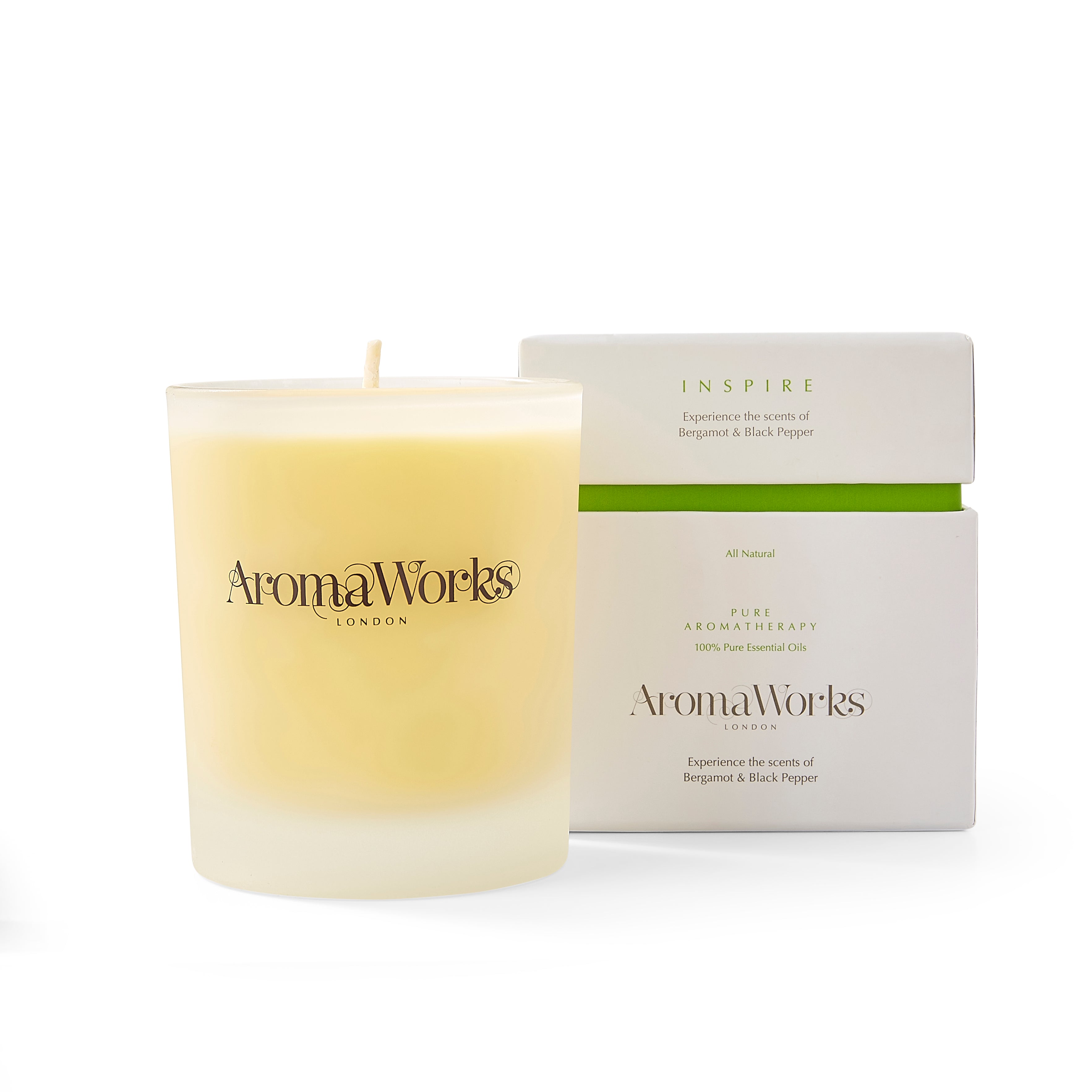 AromaWorks Signature Wax Fill Glass Inspire