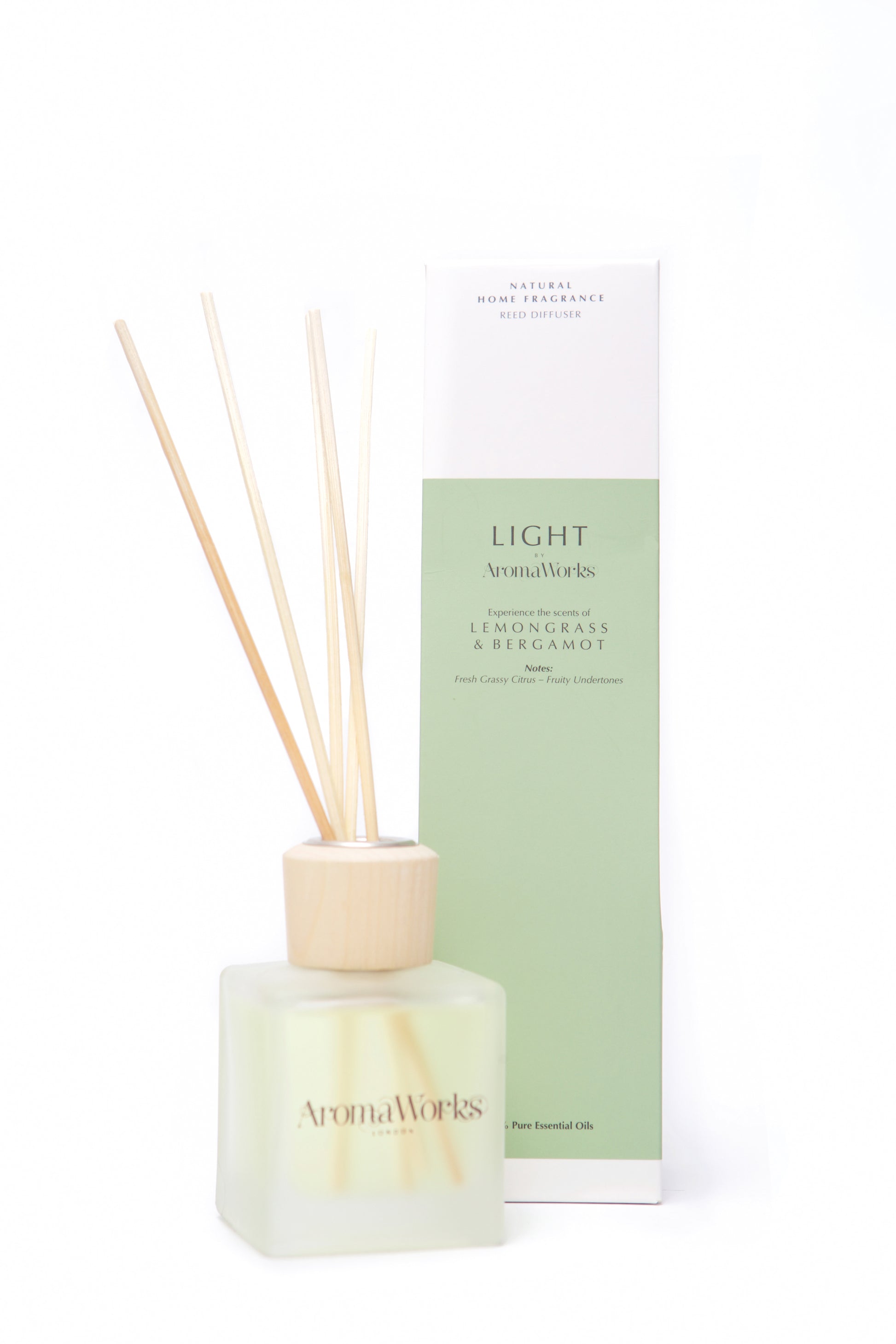 AromaWorks Light Reed Diffuser 100ml Lemongrass & Bergamot
