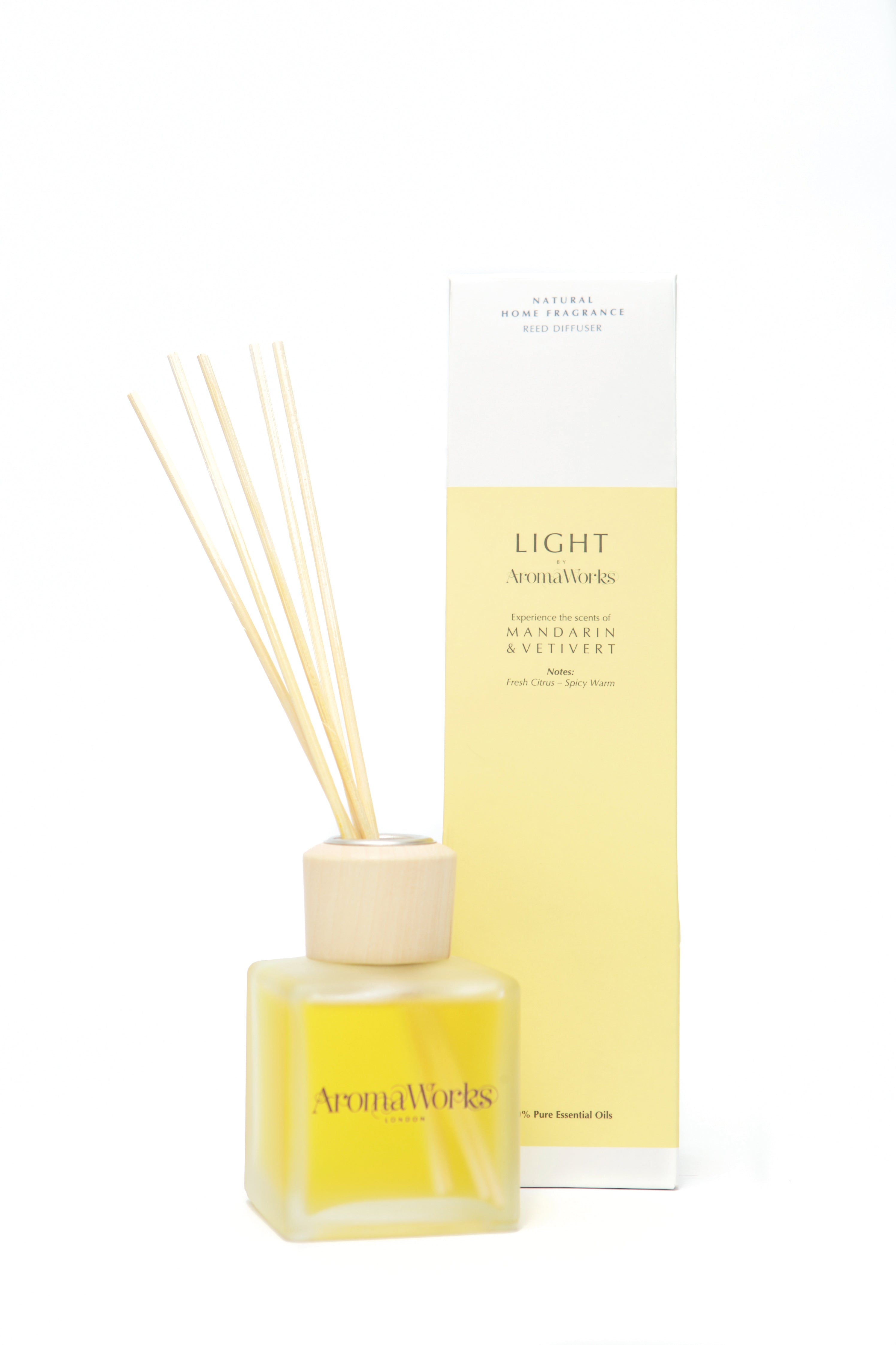 AromaWorks Light Reed Diffuser 100ml Mandarin & Vertivert