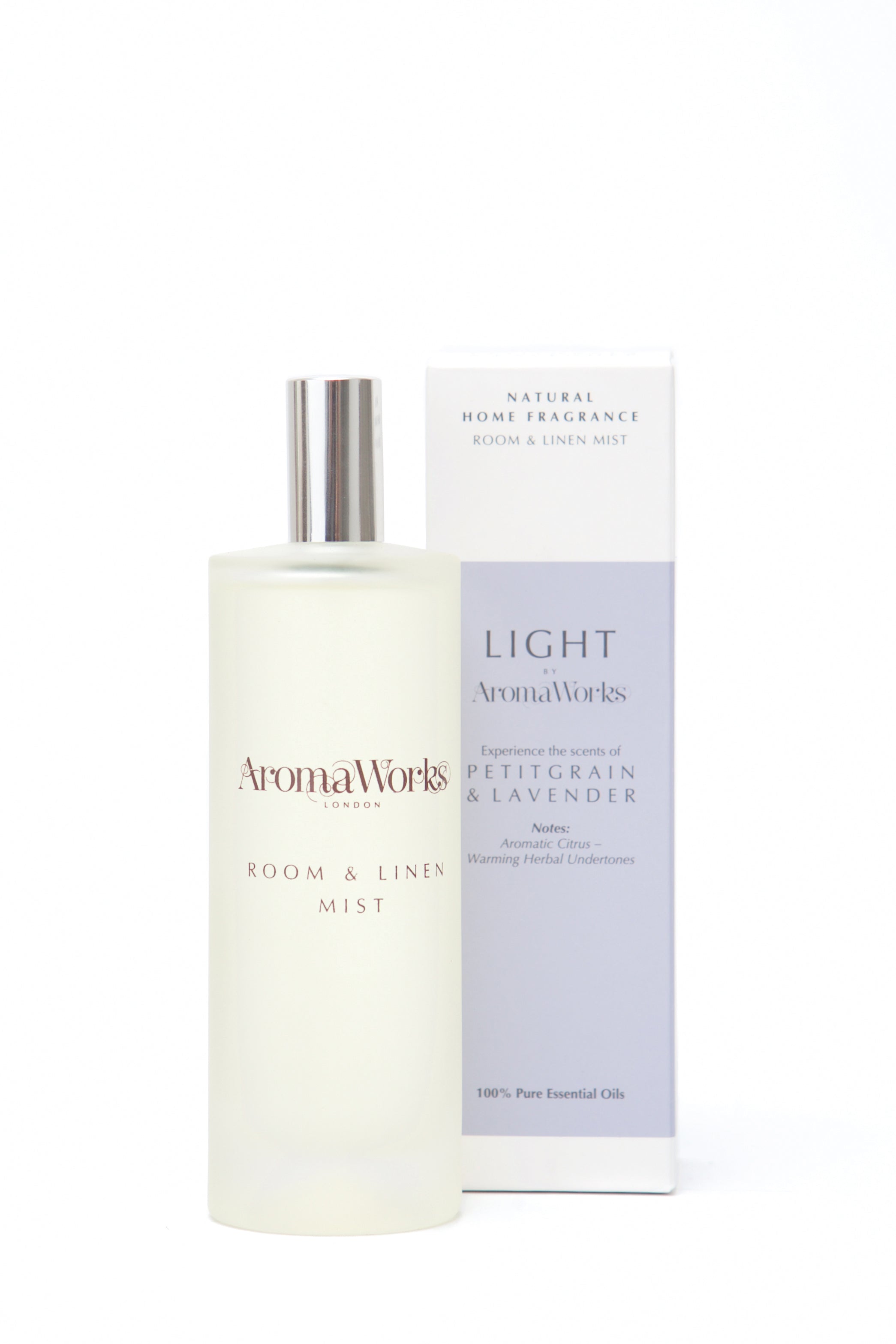 AromaWorks Light Room Mist Petitgrain & Lavender