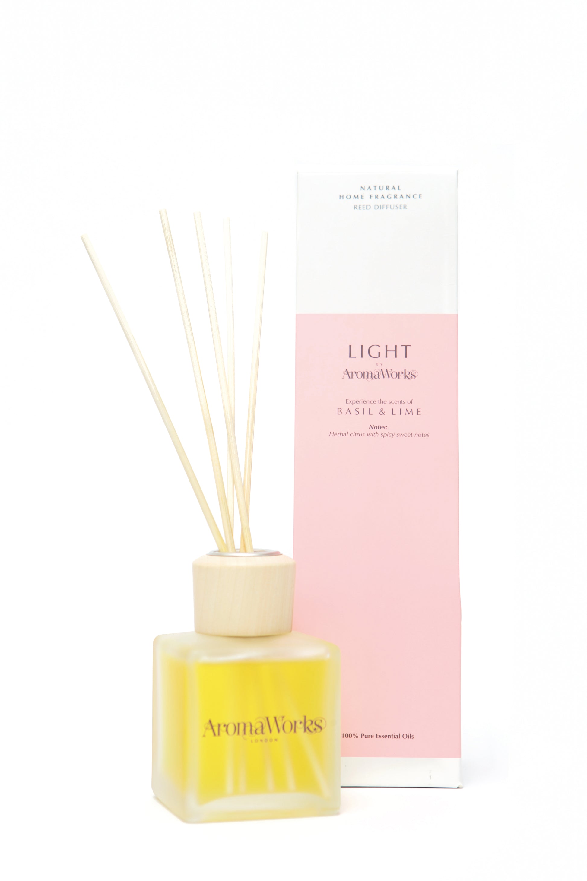 AromaWorks Light Reed Diffuser 100ml Basil