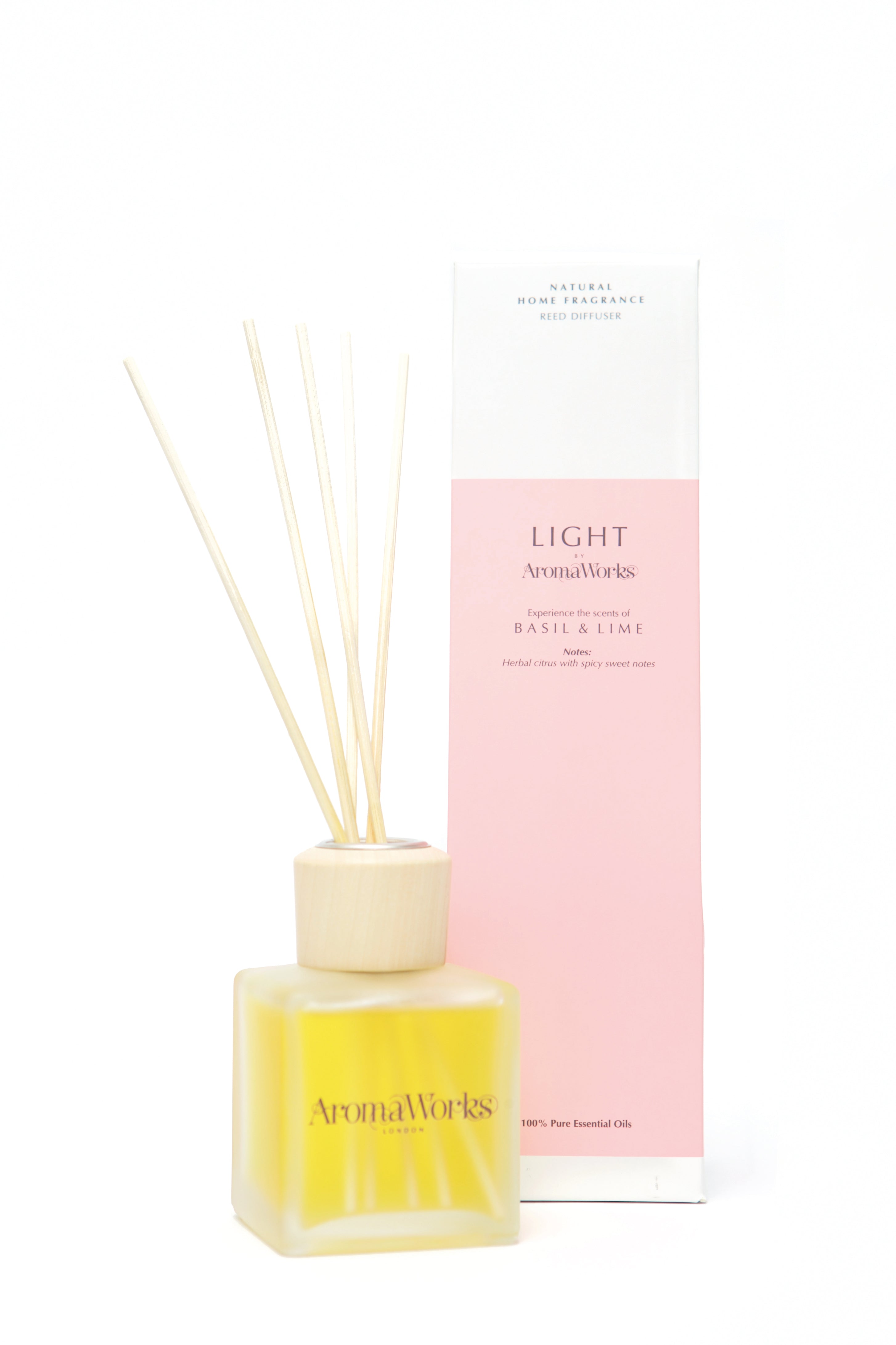 AromaWorks Light Reed Diffuser 100ml Basil
