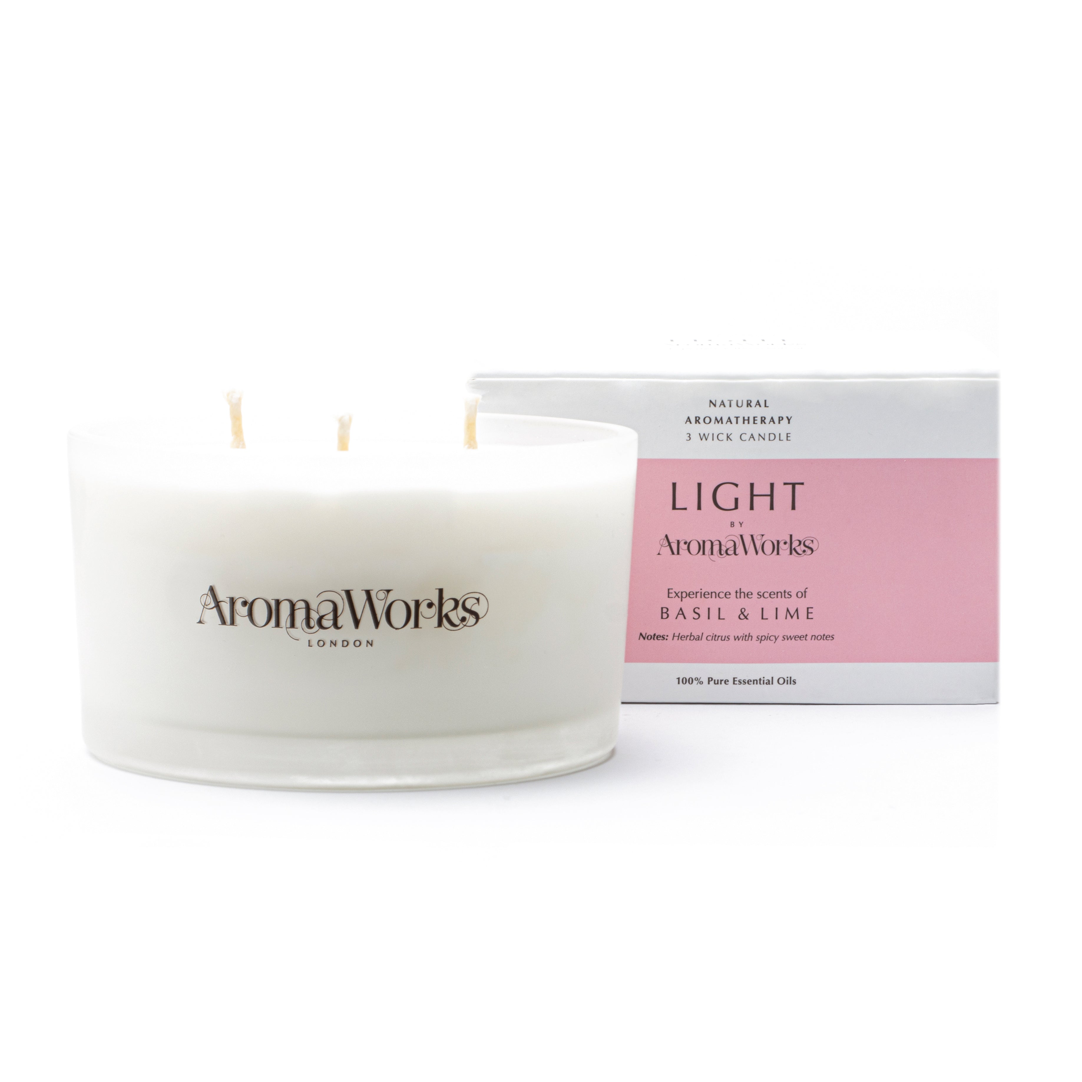 AromaWorks Light Multiwick Basil & Lime
