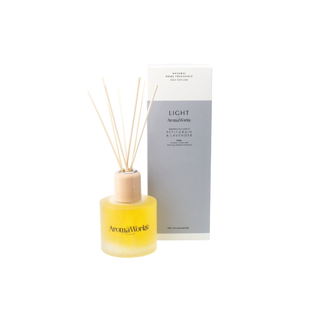 AromaWorks Light Reed Diffuser 200ml Petitgrain & Lavender