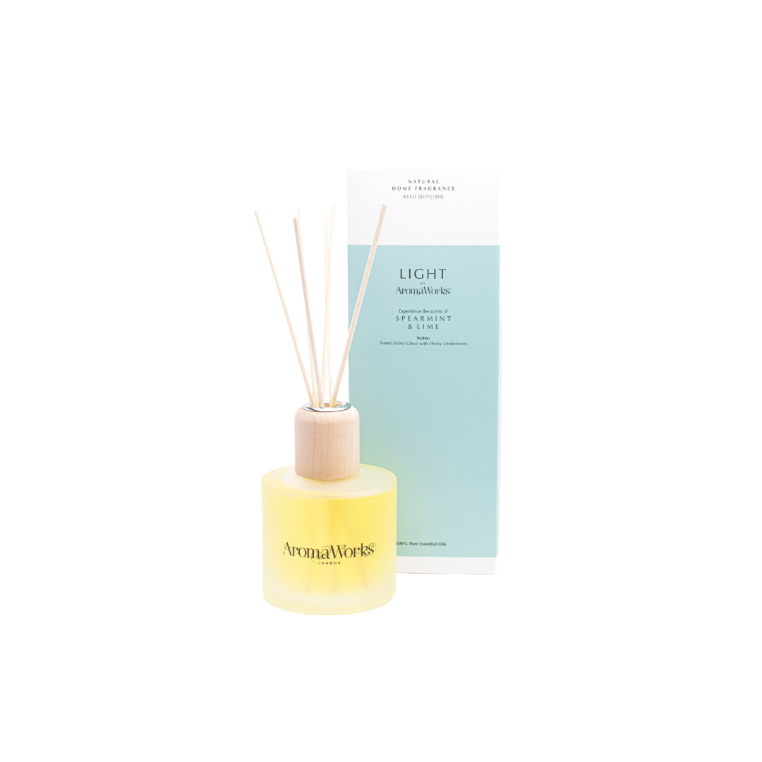 AromaWorks Light Spearmint & Lime 200ml Reed Diffuser