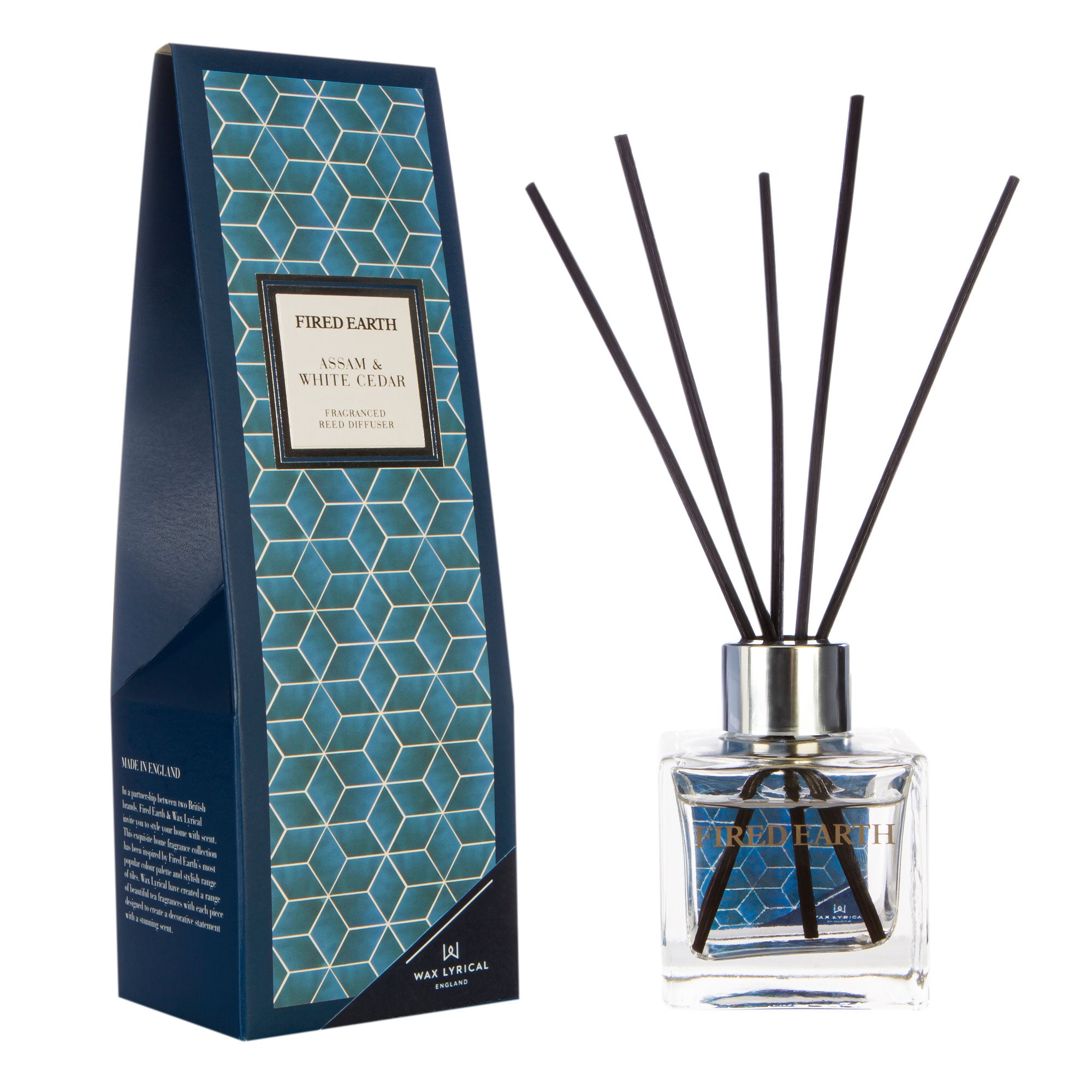 Fired Earth Reed Diffuser 100ml Assam & White Cedar
