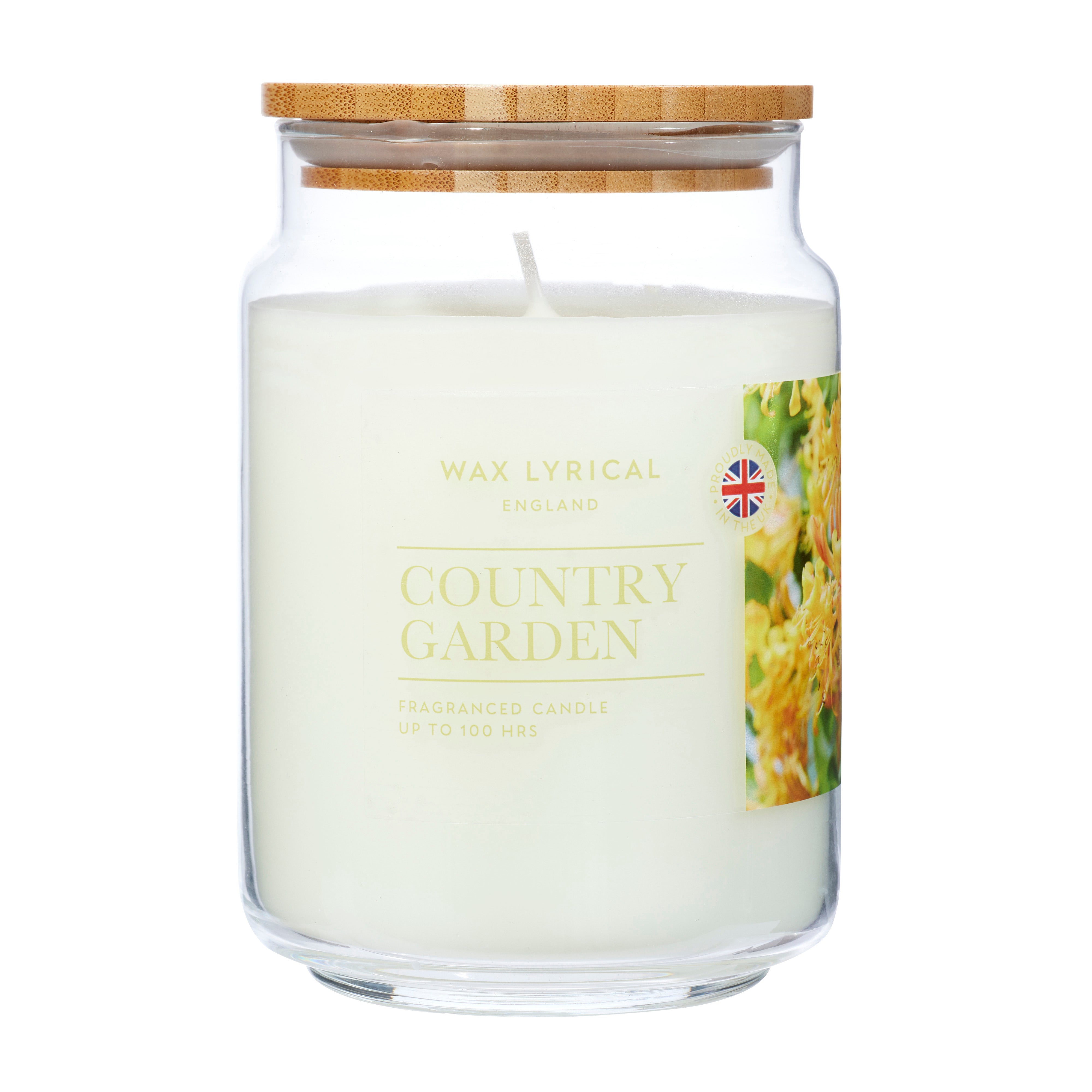 Large Jar Country Garden