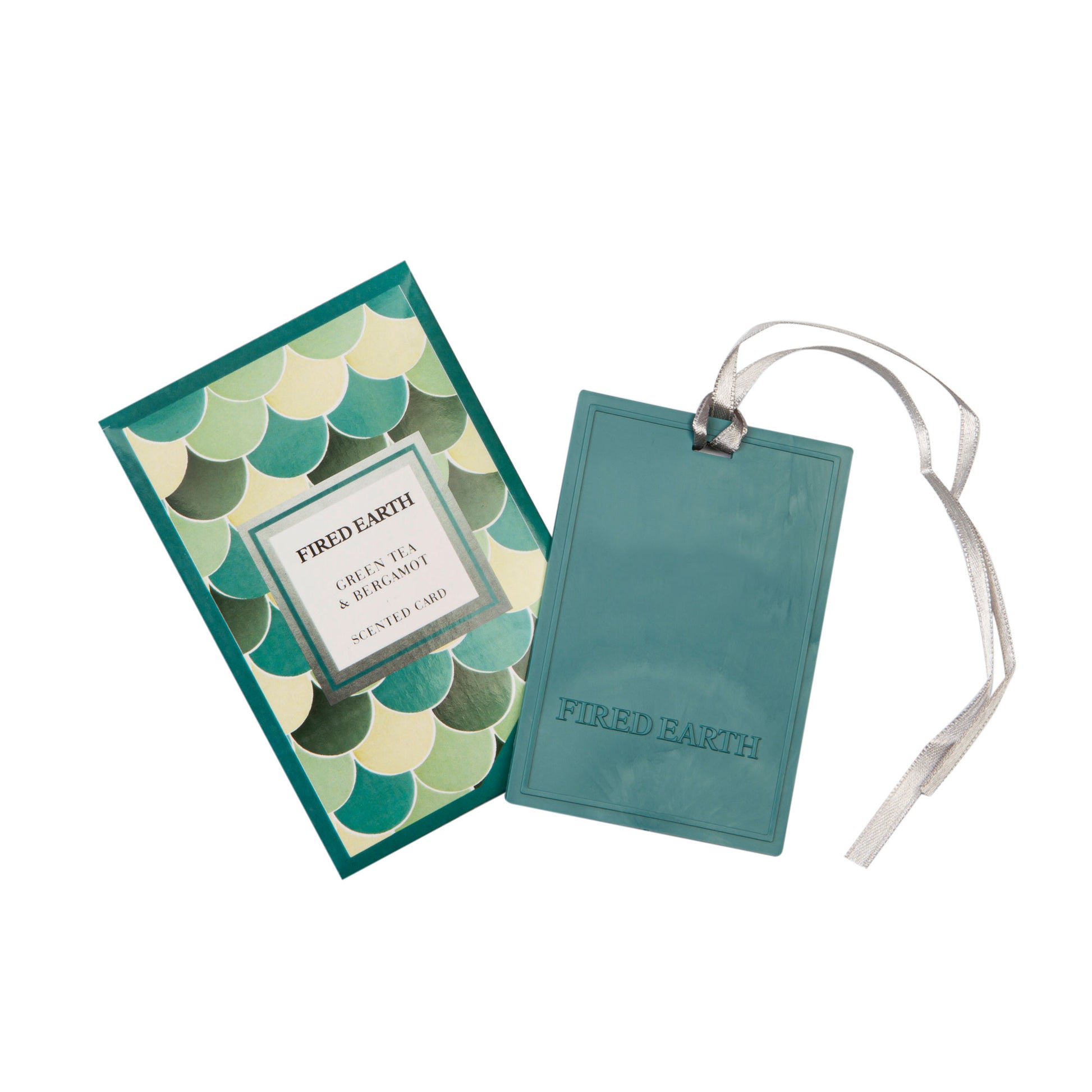 Fired Earth Scented Card Green Tea & Bergamot