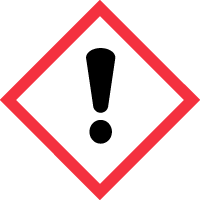 WARNING hazard pictogram